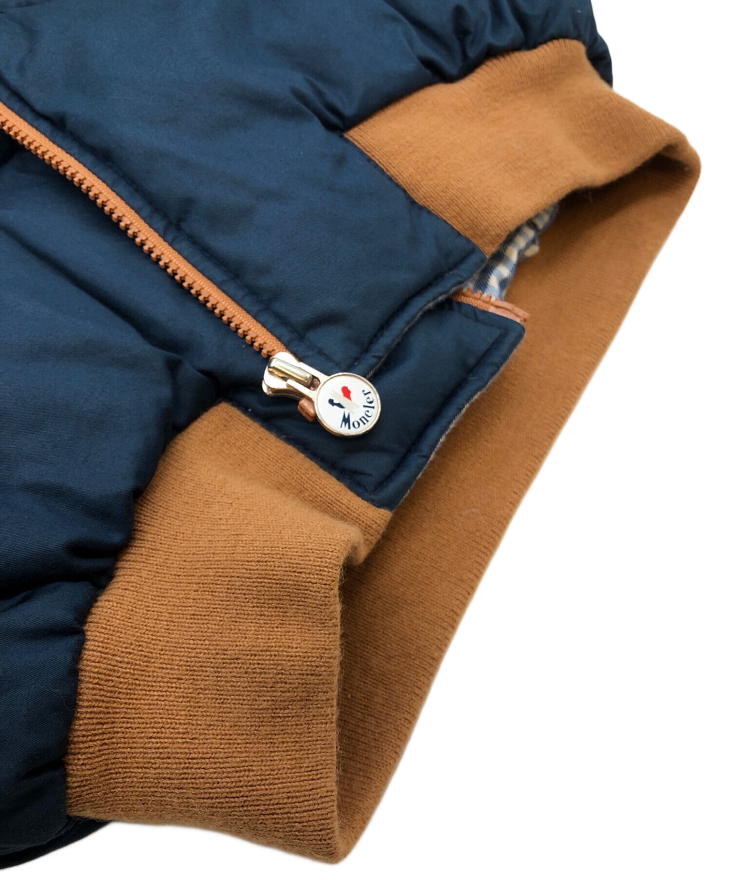 中古・古着通販】MONCLER (モンクレール) ダウンジャケット ブラウン 