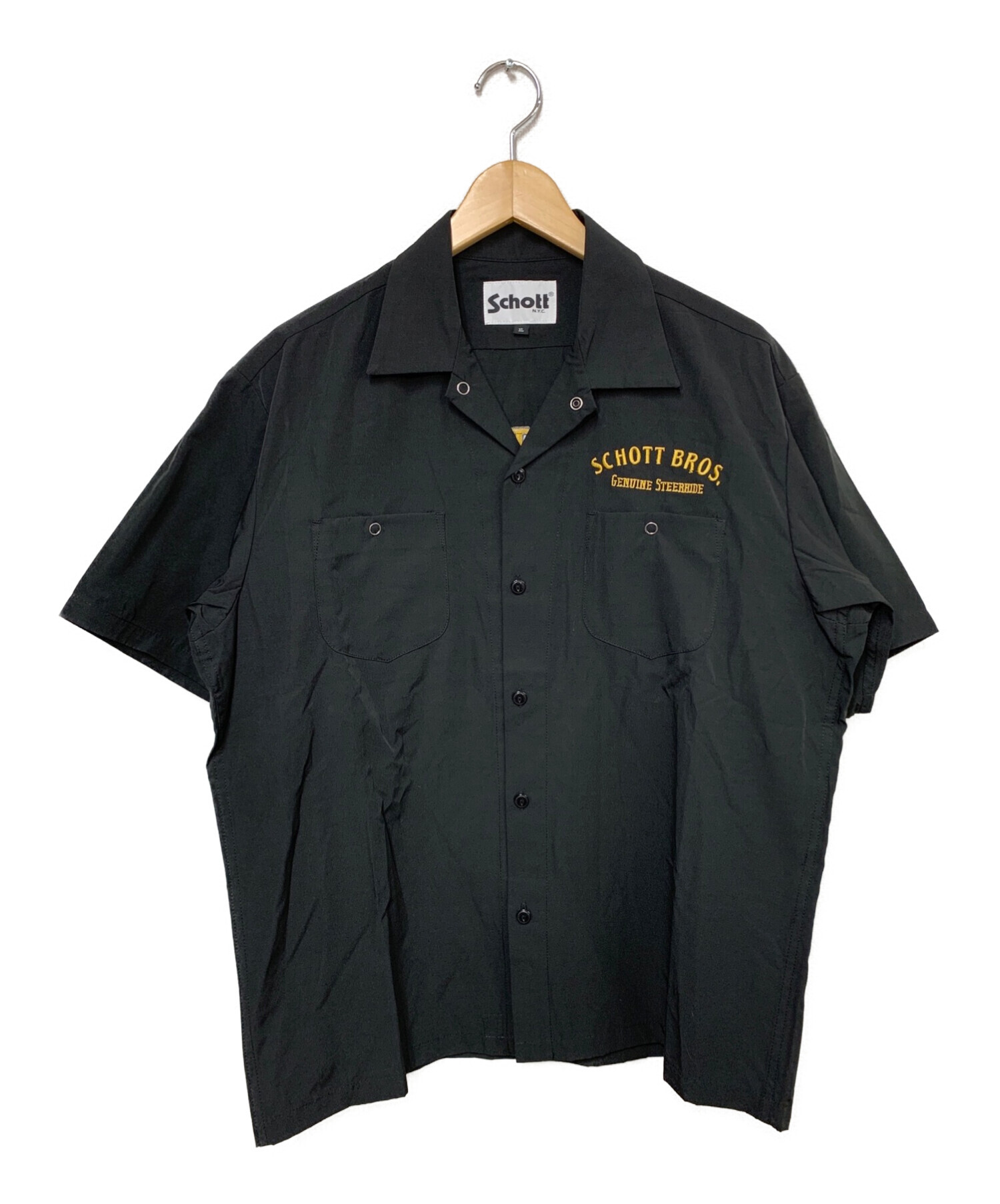 Schott (ショット) ワークシャツ ブラック サイズ:sizeXL