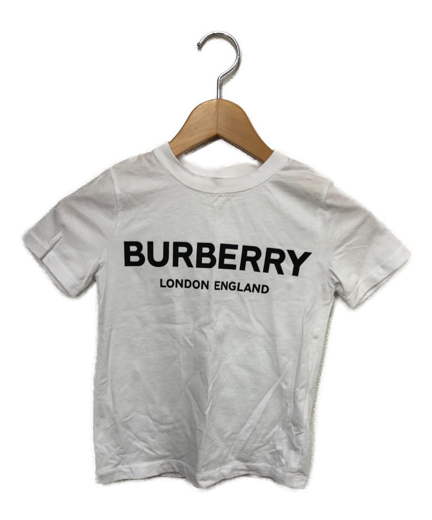 BURBERRY (バーバリー) プリントカットソー ホワイト サイズ:110 未使用品