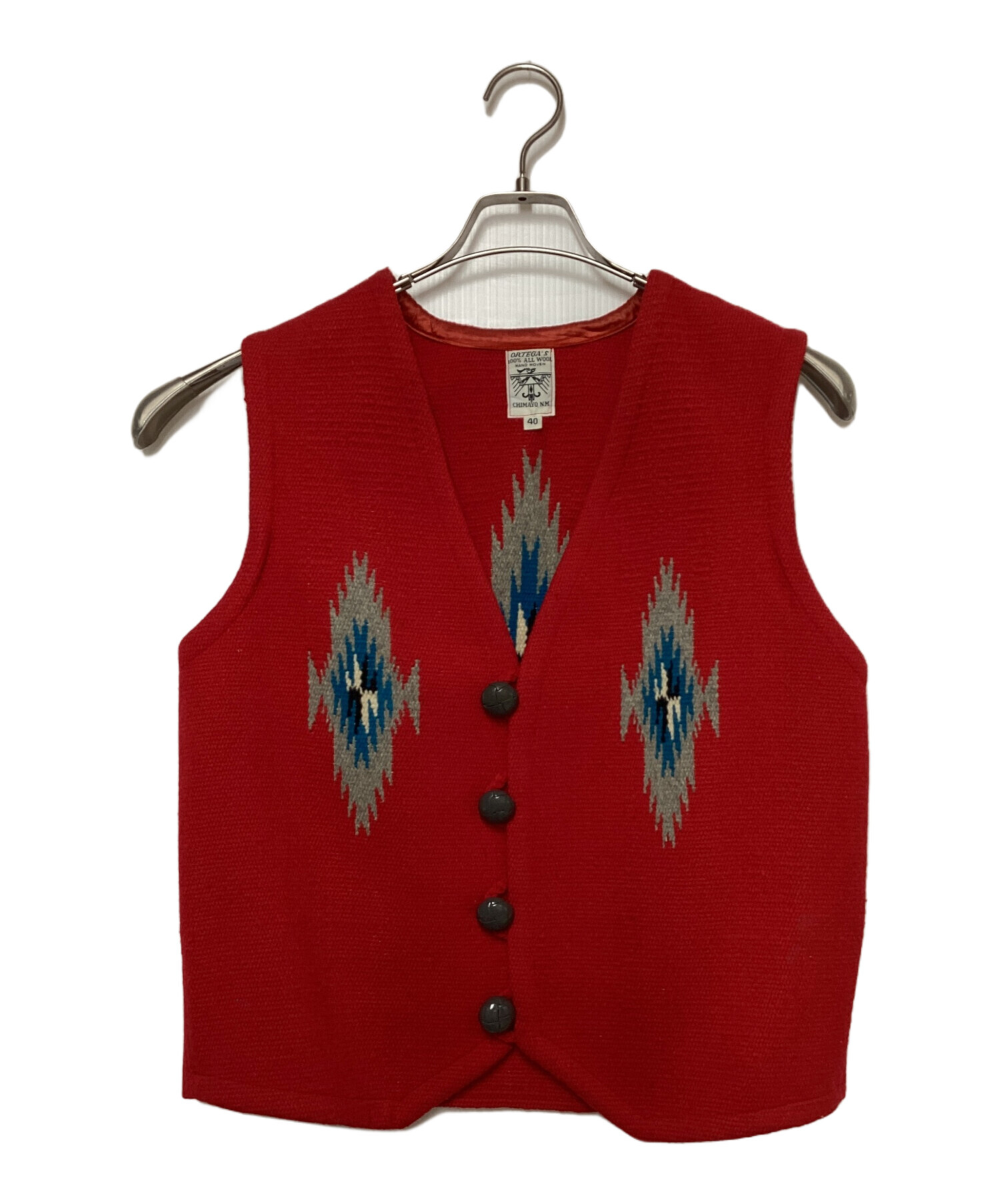 オルテガ 100%ウール ベスト 38サイズ