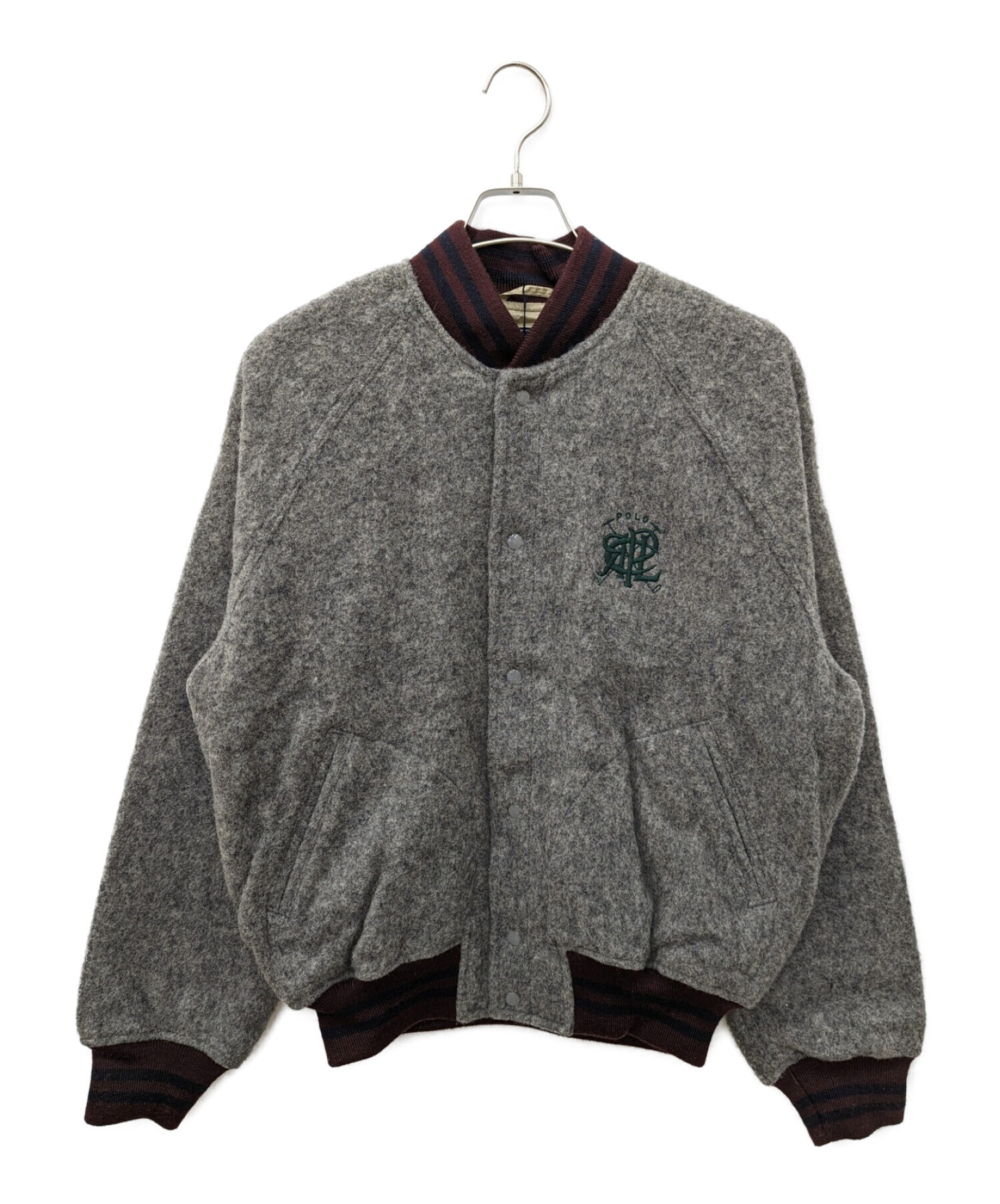 POLO RALPH LAUREN (ポロ・ラルフローレン) ウールジャケット グレー サイズ:L 未使用品