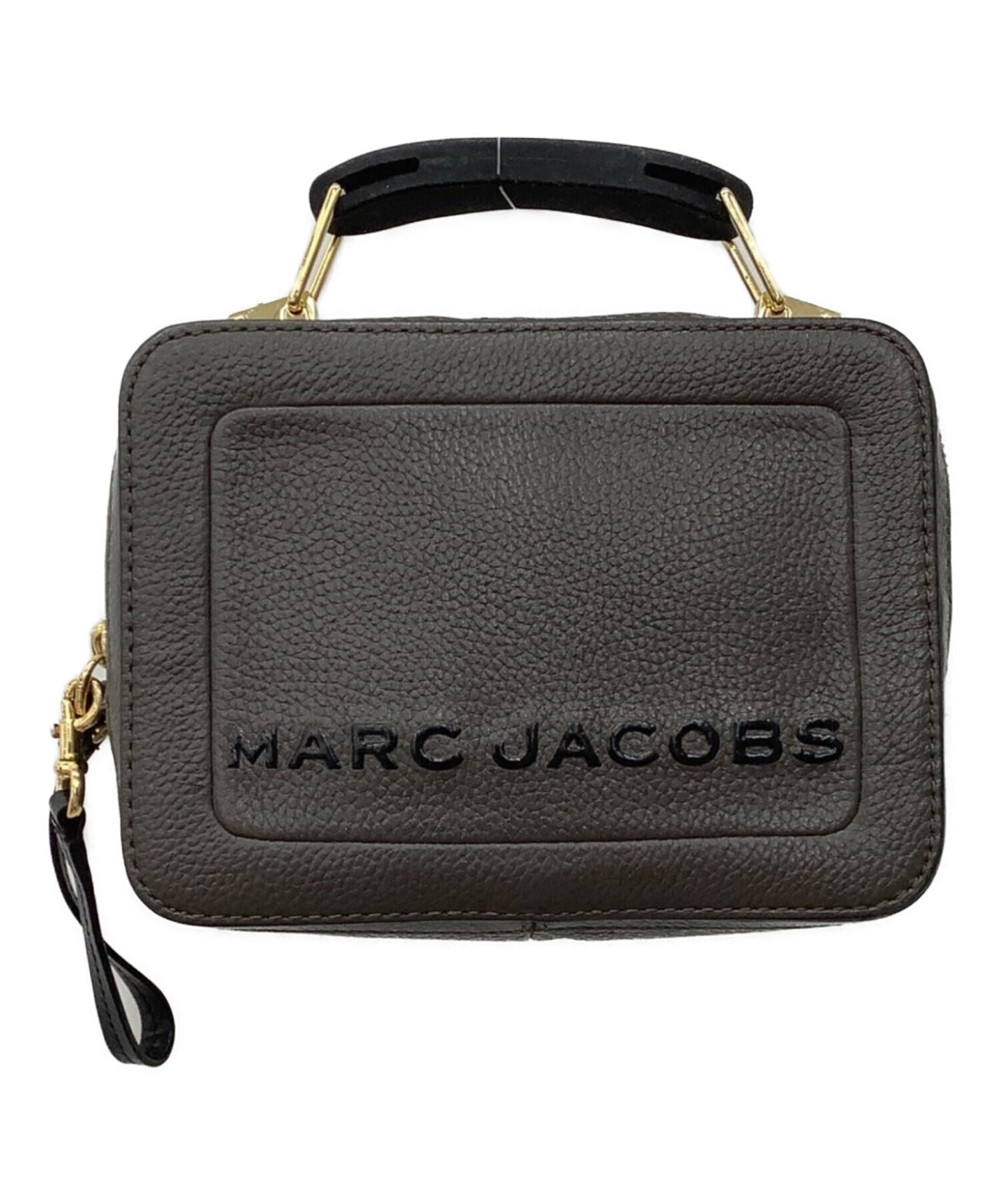 ■極美品■ MARC JACOBS マークジェイコブス ザ ロゴ ウェビング バッグ用 ショルダーストラップ 斜め掛け ブラック系 AI5598sZ