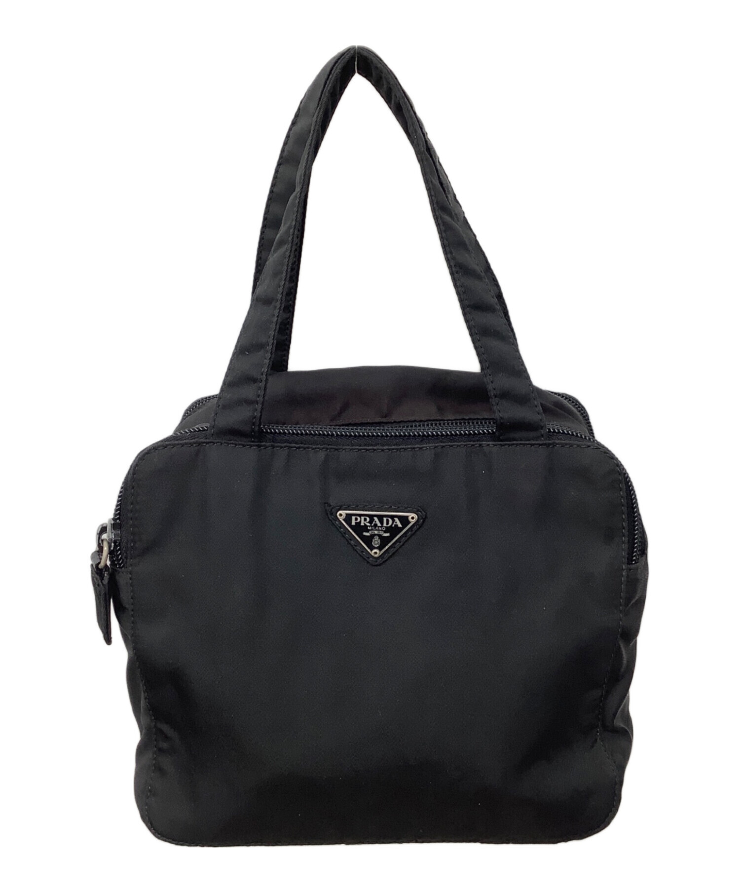 中古・古着通販】PRADA (プラダ) バニティバッグ ブラック｜ブランド 