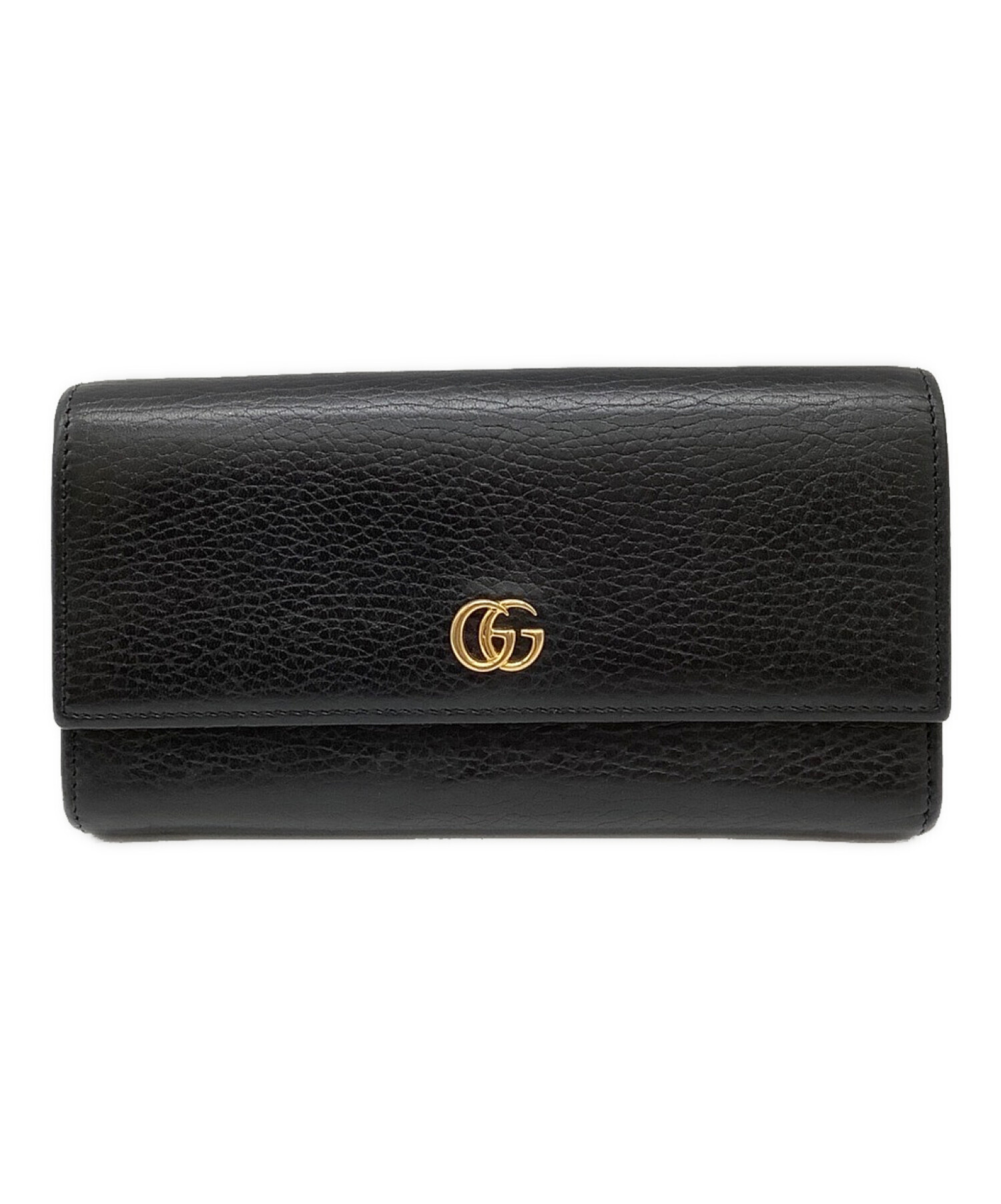 中古・古着通販】GUCCI (グッチ) ダブルG レザー コンチネンタル 