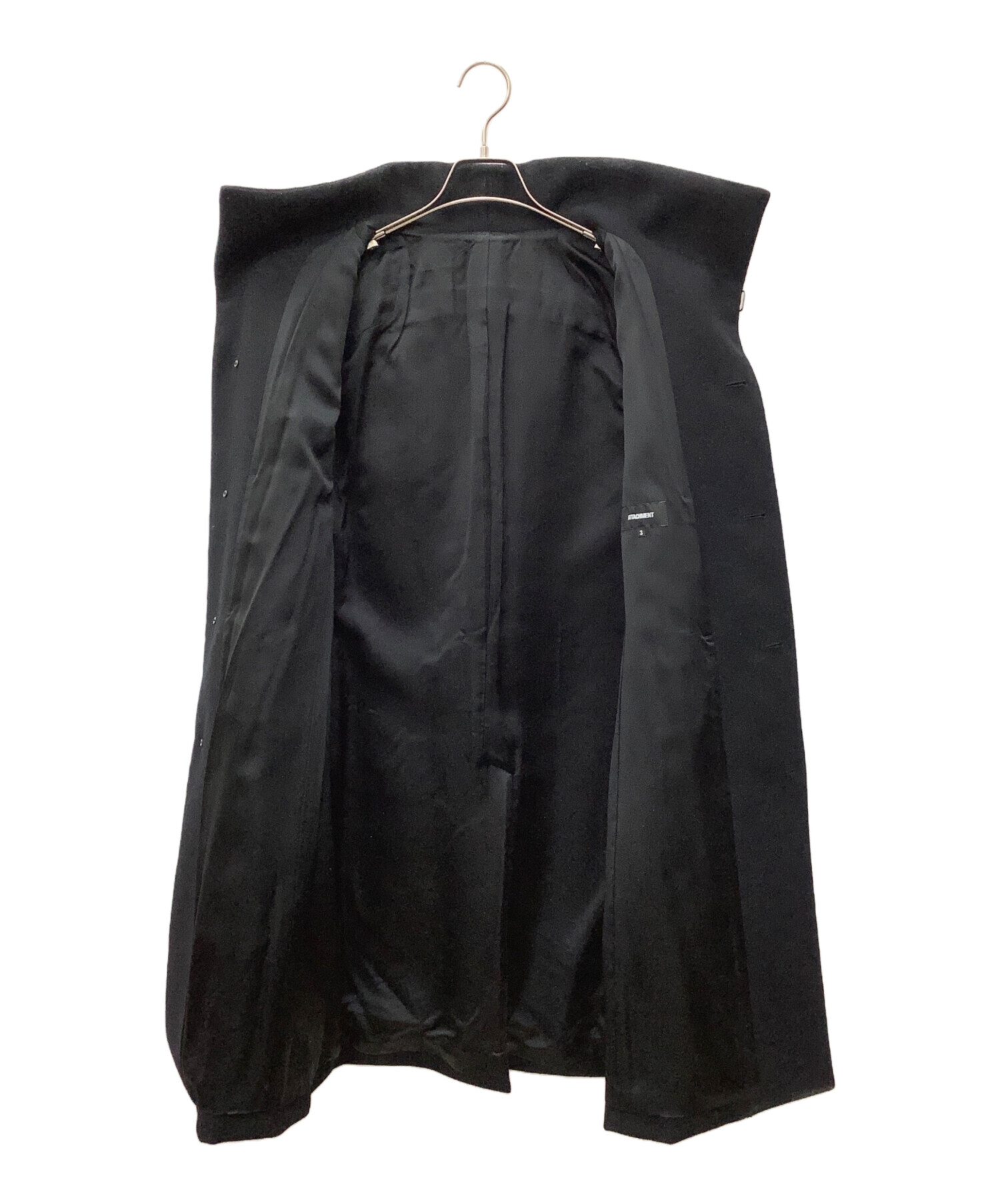 状態良好 定価9万円 ATTACHMENT カシミヤ混平二重メルトン スタジャン