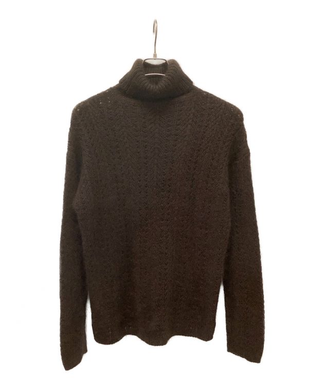 中古・古着通販】GUCCI (グッチ) タートルネックニット ブラウン 