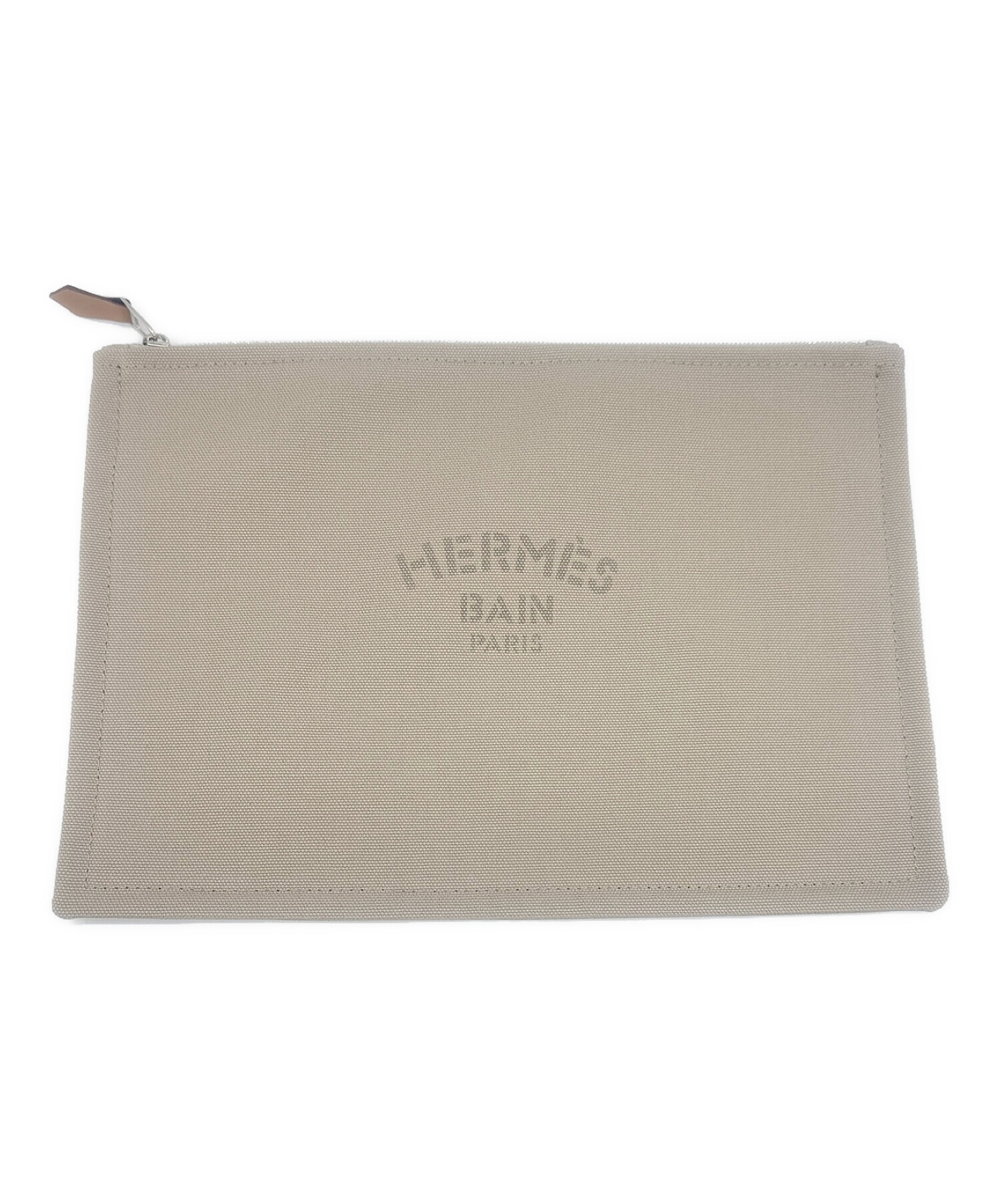 中古・古着通販】HERMES (エルメス) ポーチ グレー｜ブランド・古着 
