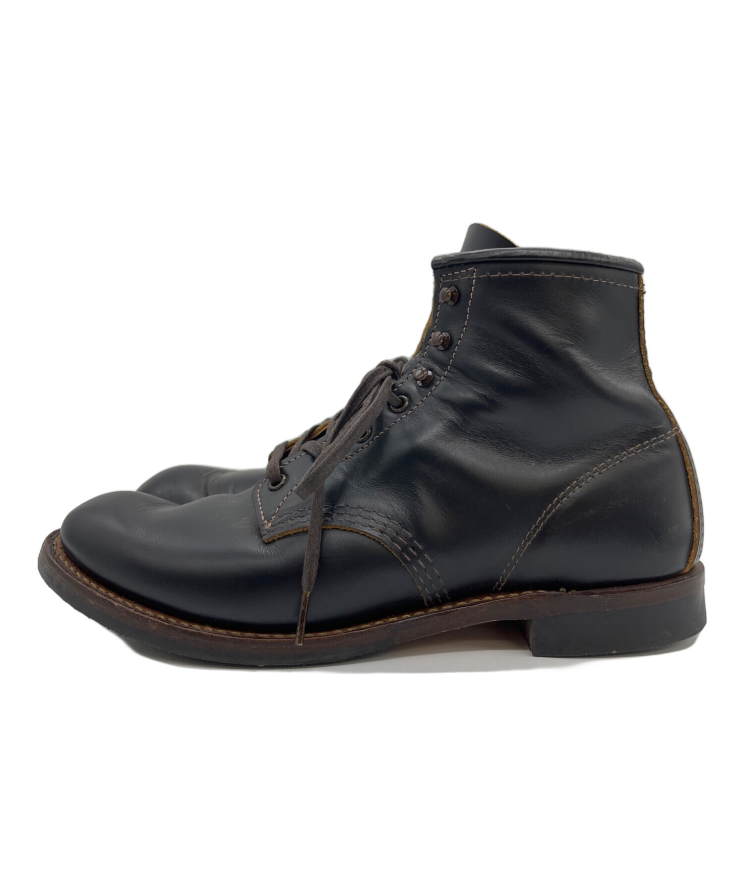 中古・古着通販】RED WING (レッドウィング) ブーツ ブラック 