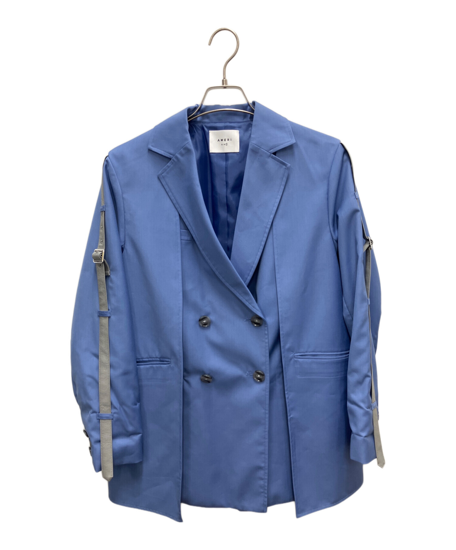 中古・古着通販】AMERI (アメリ) テーラードジャケット ブルー サイズ 