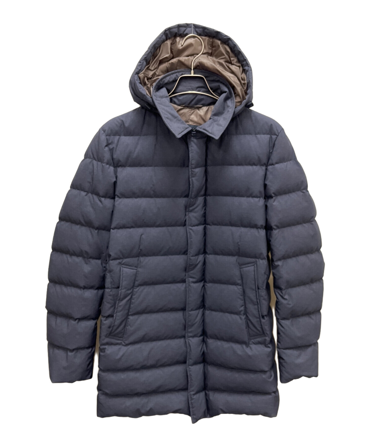 中古・古着通販】HERNO (ヘルノ) ダウンコート ネイビー サイズ:50 