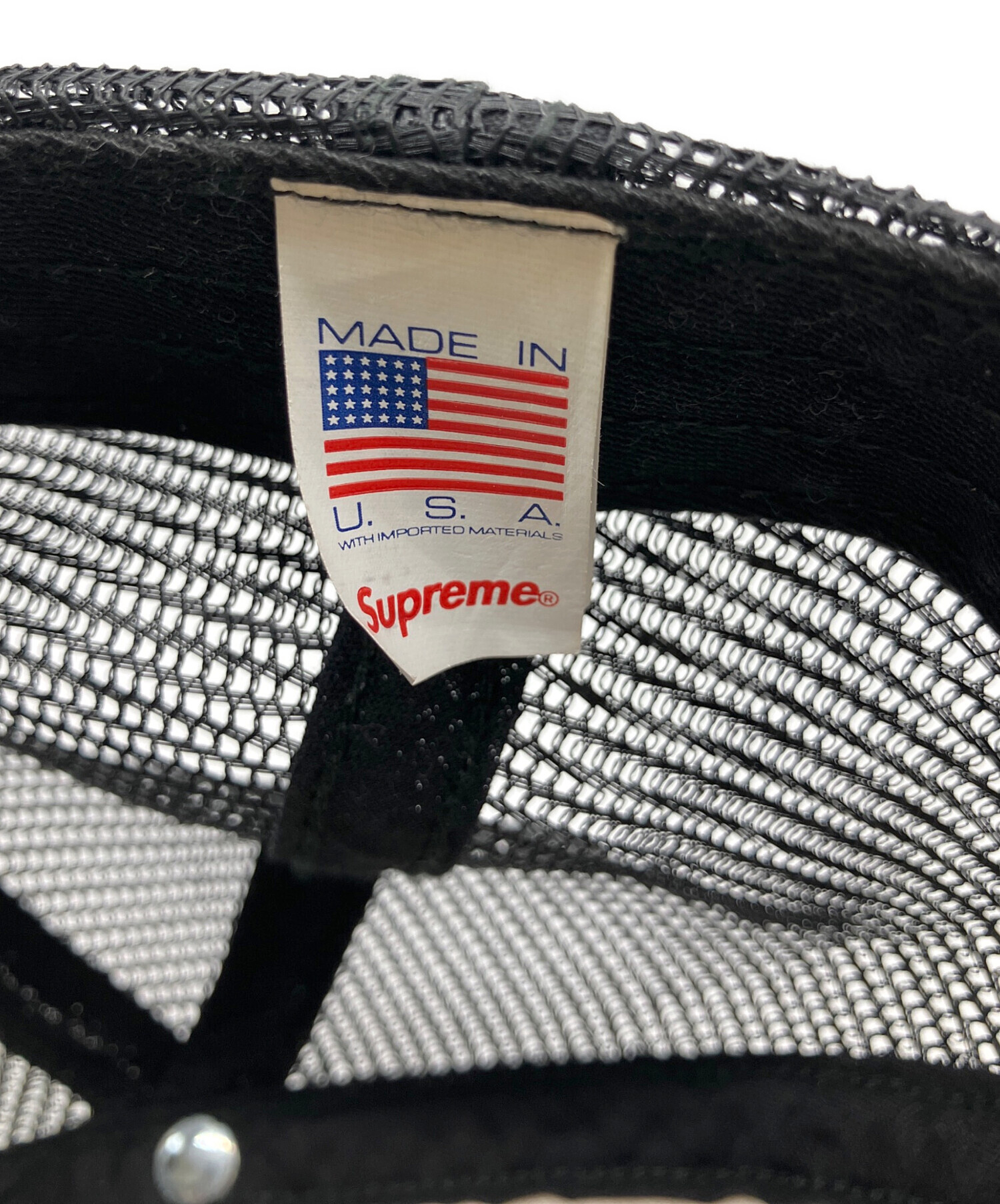 supreme メッシュキャップ made in USA｜ファッション