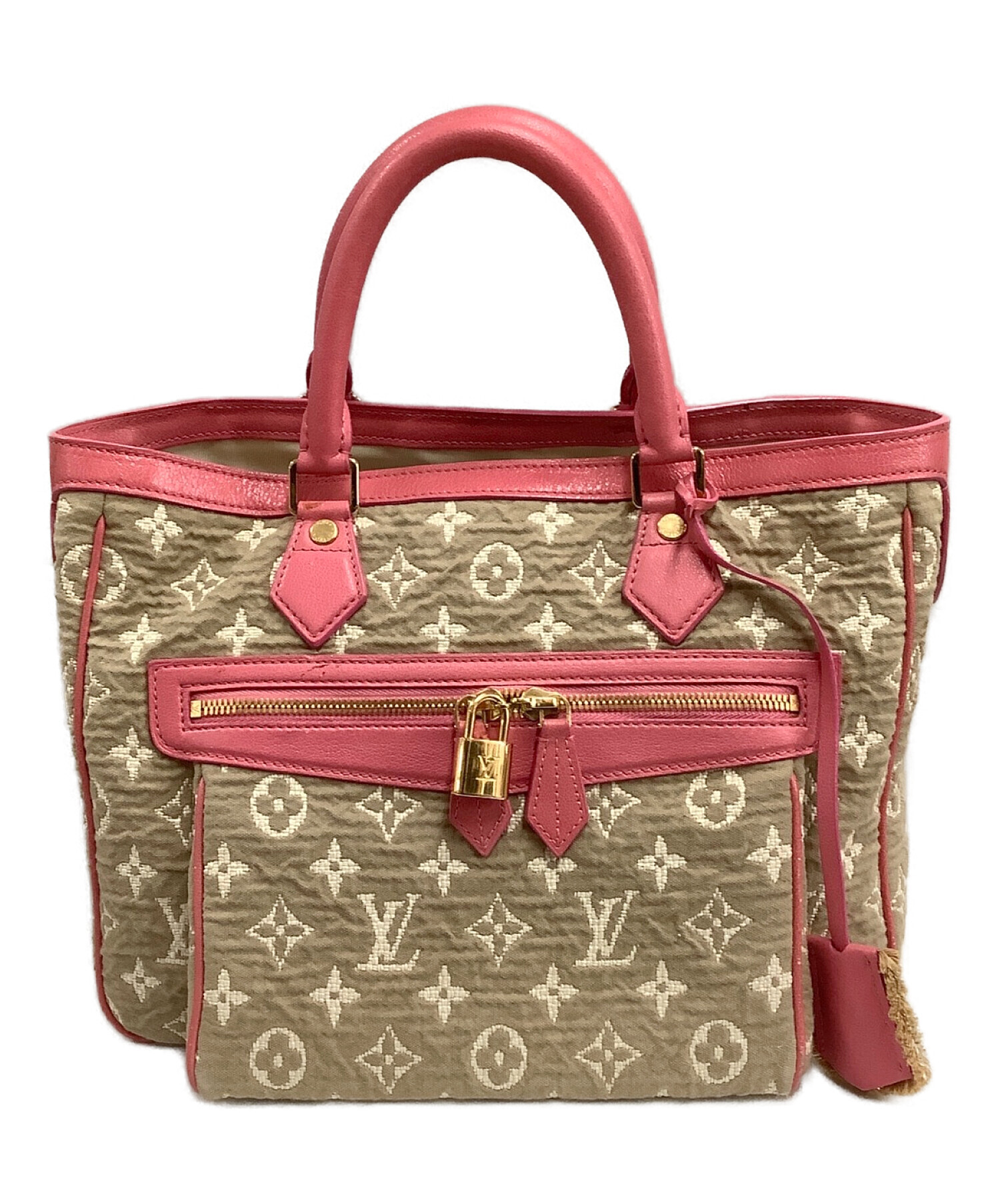 美品 ルイヴィトン アンティグア カバ MM M40035 レザー キャンバス