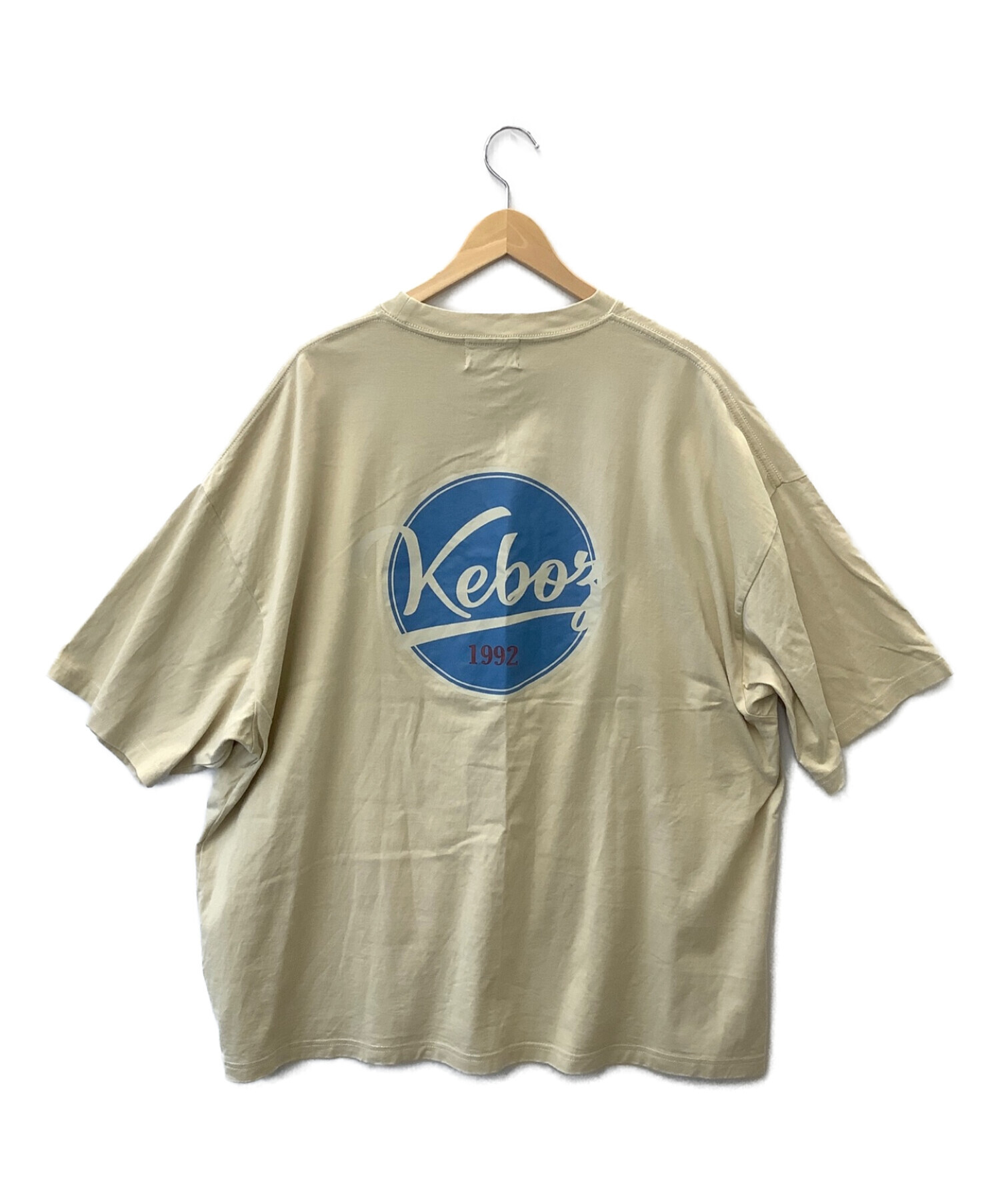 【セール】keboz ケボズ 半袖Tシャツ ベージュ