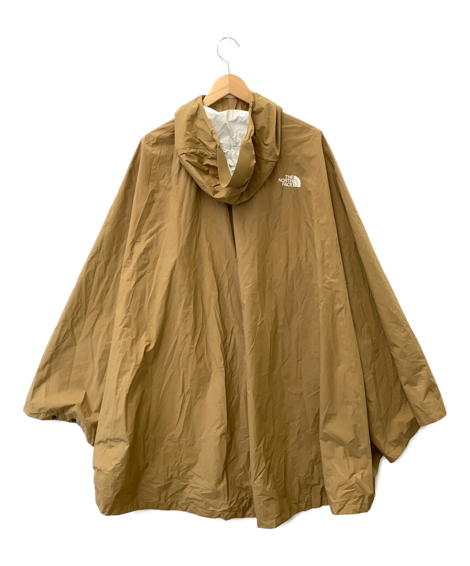 古着】THE NORTH FACE レディース キルティングポンチョ 微笑ましかっ 黒