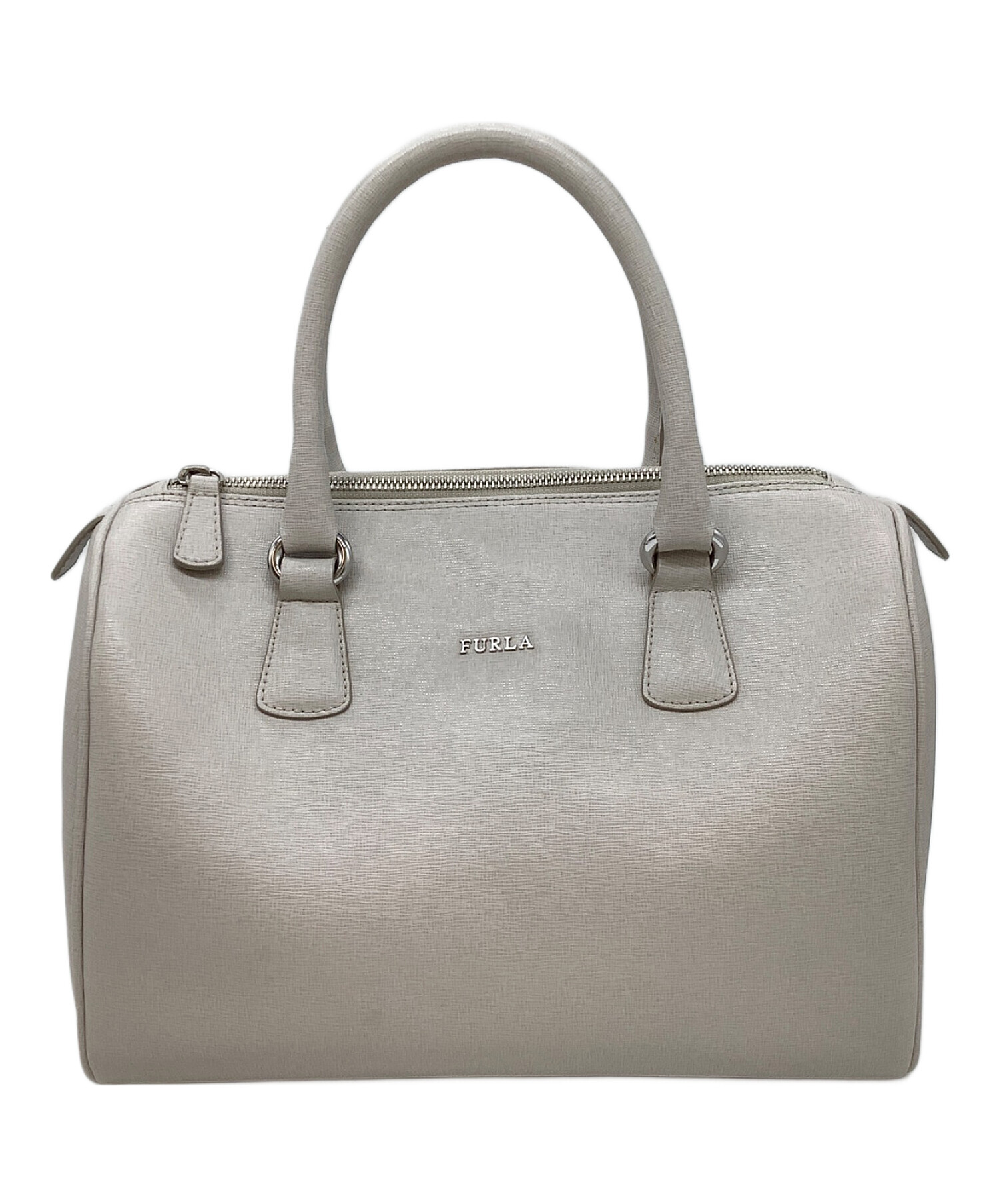 中古・古着通販】FURLA (フルラ) ハンドバッグ グレージュ 