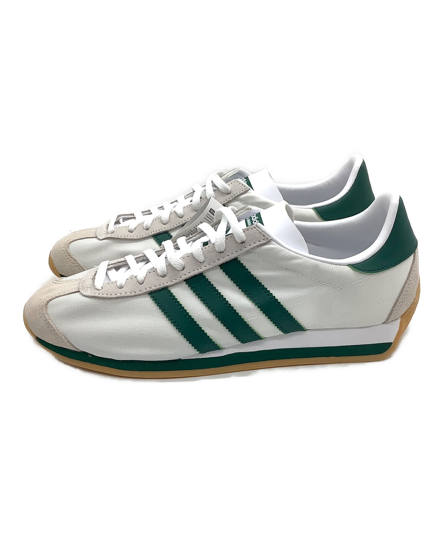 中古・古着通販】adidas (アディダス) スニーカー グリーン×ホワイト 