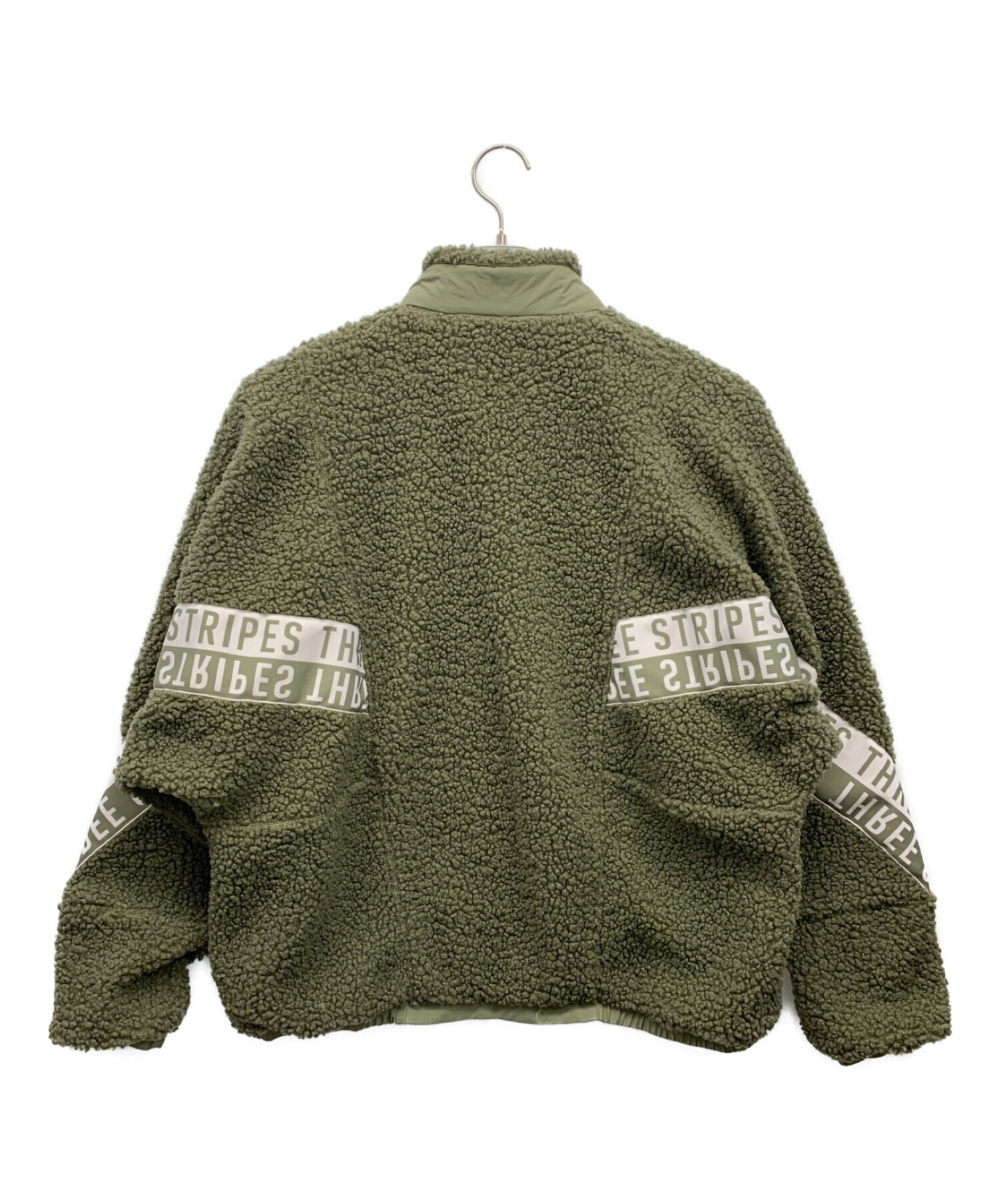 中古・古着通販】adidas (アディダス) ボアジャケット グリーン サイズ