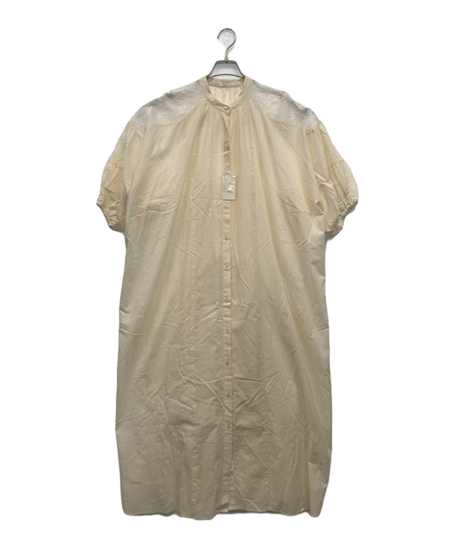 中古・古着通販】willfully (ウィルフリー) シャツワンピース ホワイト 