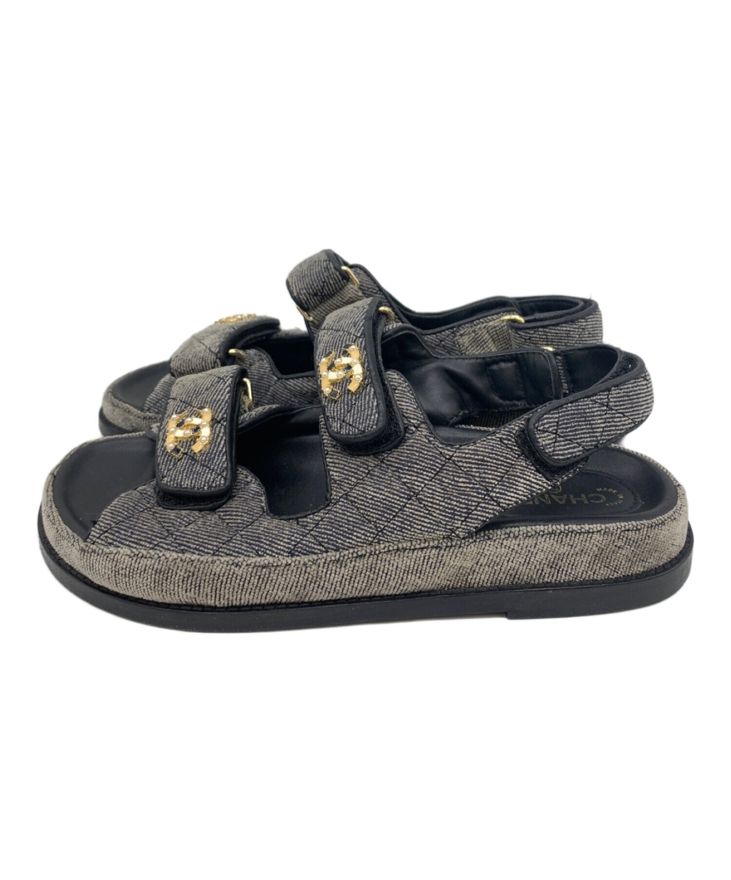中古・古着通販】CHANEL (シャネル) ココマークサンダル サイズ:38C 