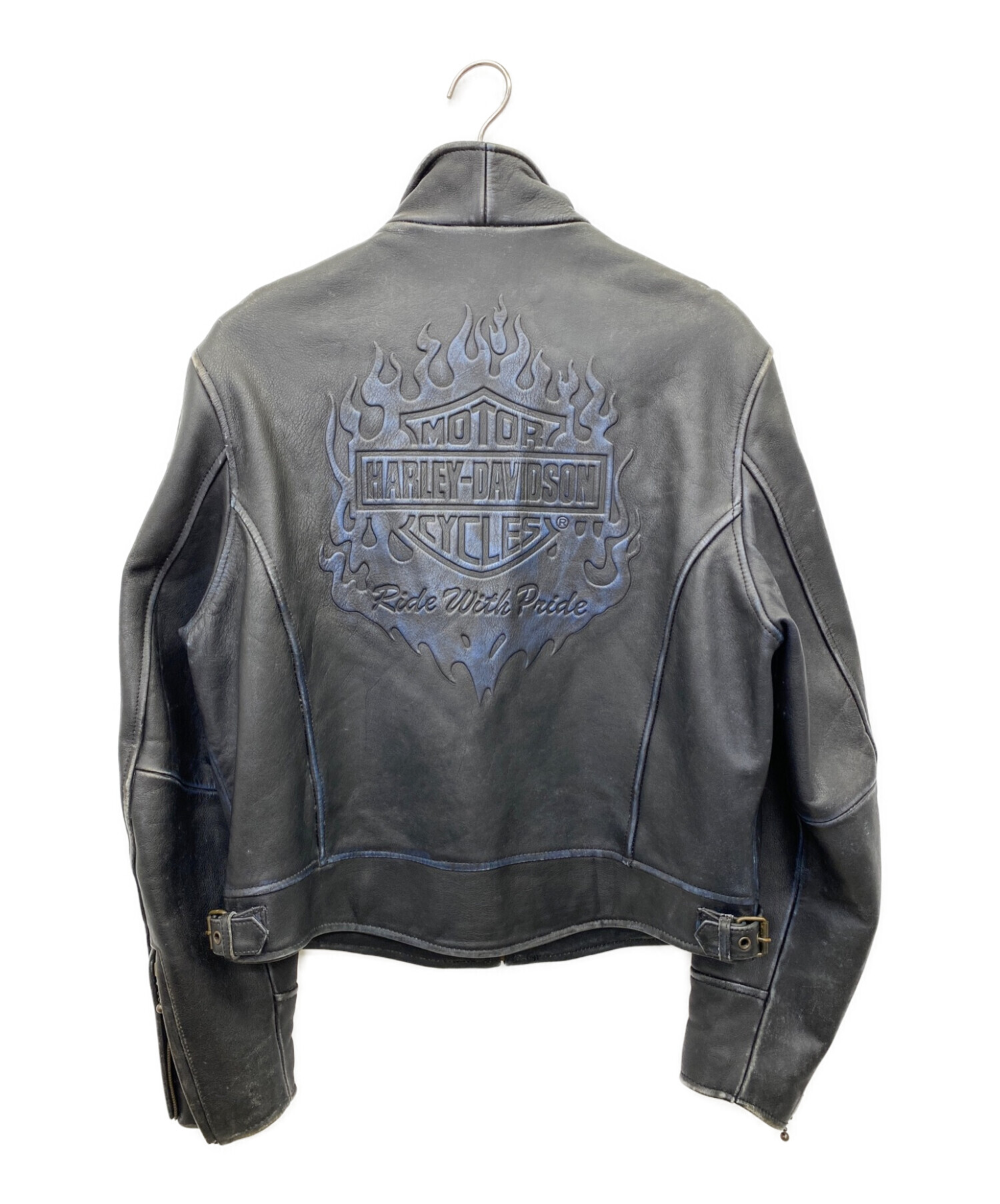 中古・古着通販】HARLEY-DAVIDSON (ハーレーダビットソン) レザー 