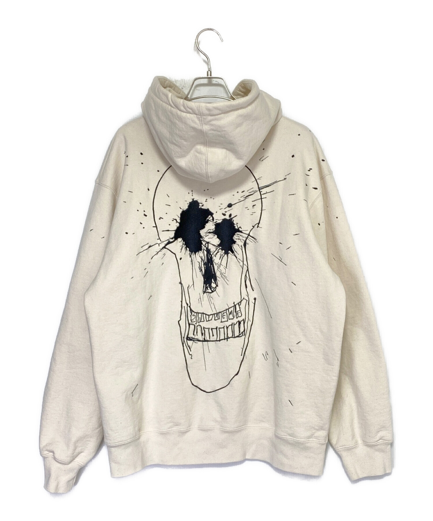 SUPREME (シュプリーム) Ralph Steadman Skull Hooded Sweatshirt ホワイト サイズ:L