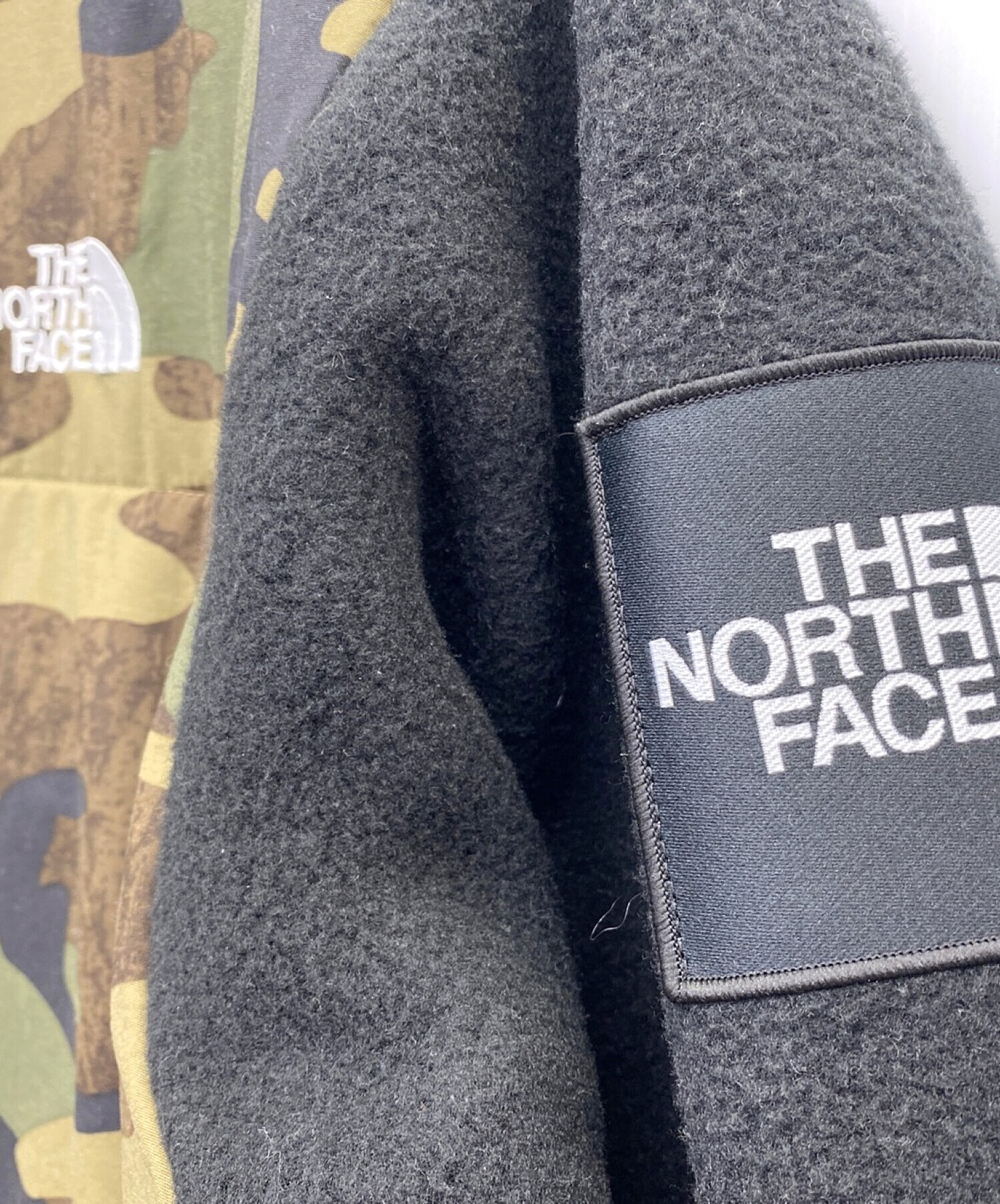 THE NORTH FACE (ザ ノース フェイス) ノベルティデナリジャケット グリーン×ブラック サイズ:L