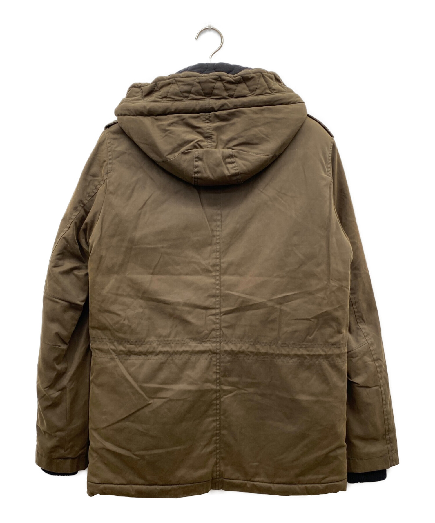 中古・古着通販】Denham (デンハム) コーティング中綿コート オリーブ 