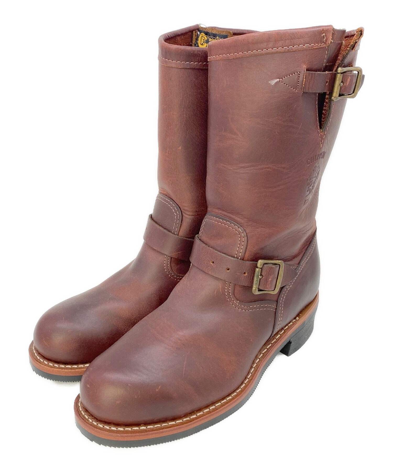 中古・古着通販】CHIPPEWA (チペワ) エンジニアブーツ ブラウン サイズ 