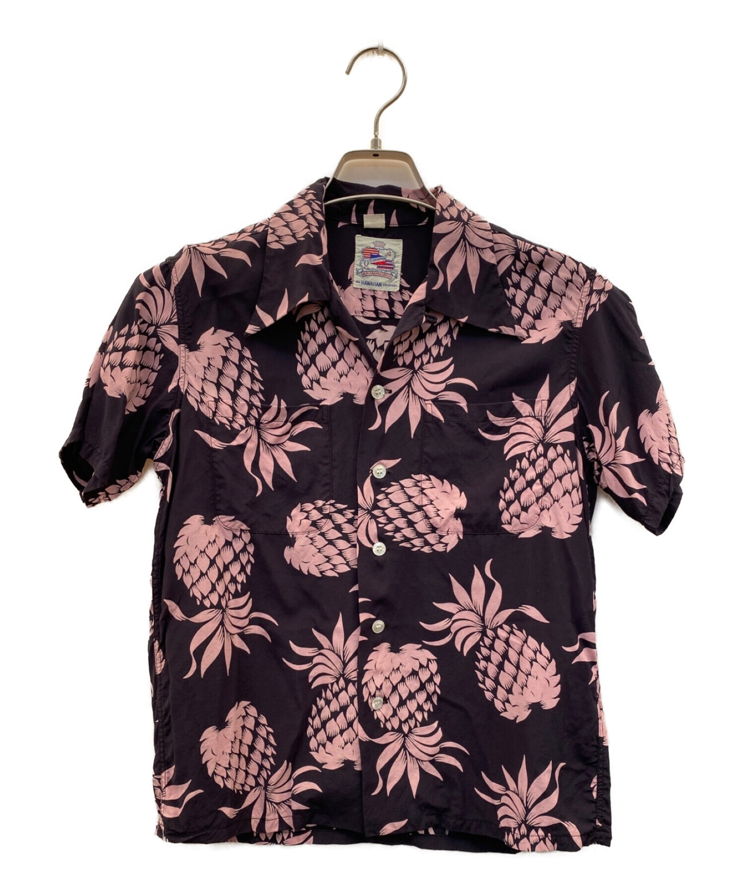 50s デュークカハナモクKAHANAMOKU 快 レーヨン アロハシャツ
