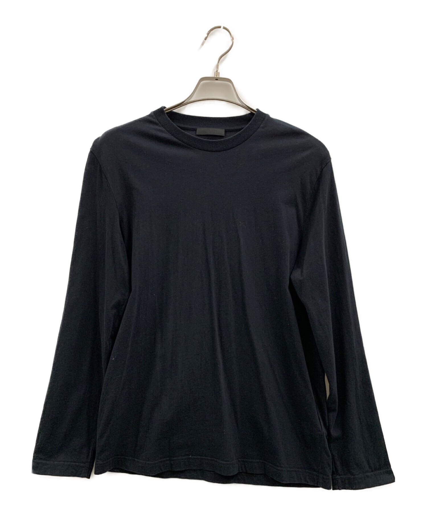 中古・古着通販】PRADA (プラダ) ロングスリーブカットソー ブラック 