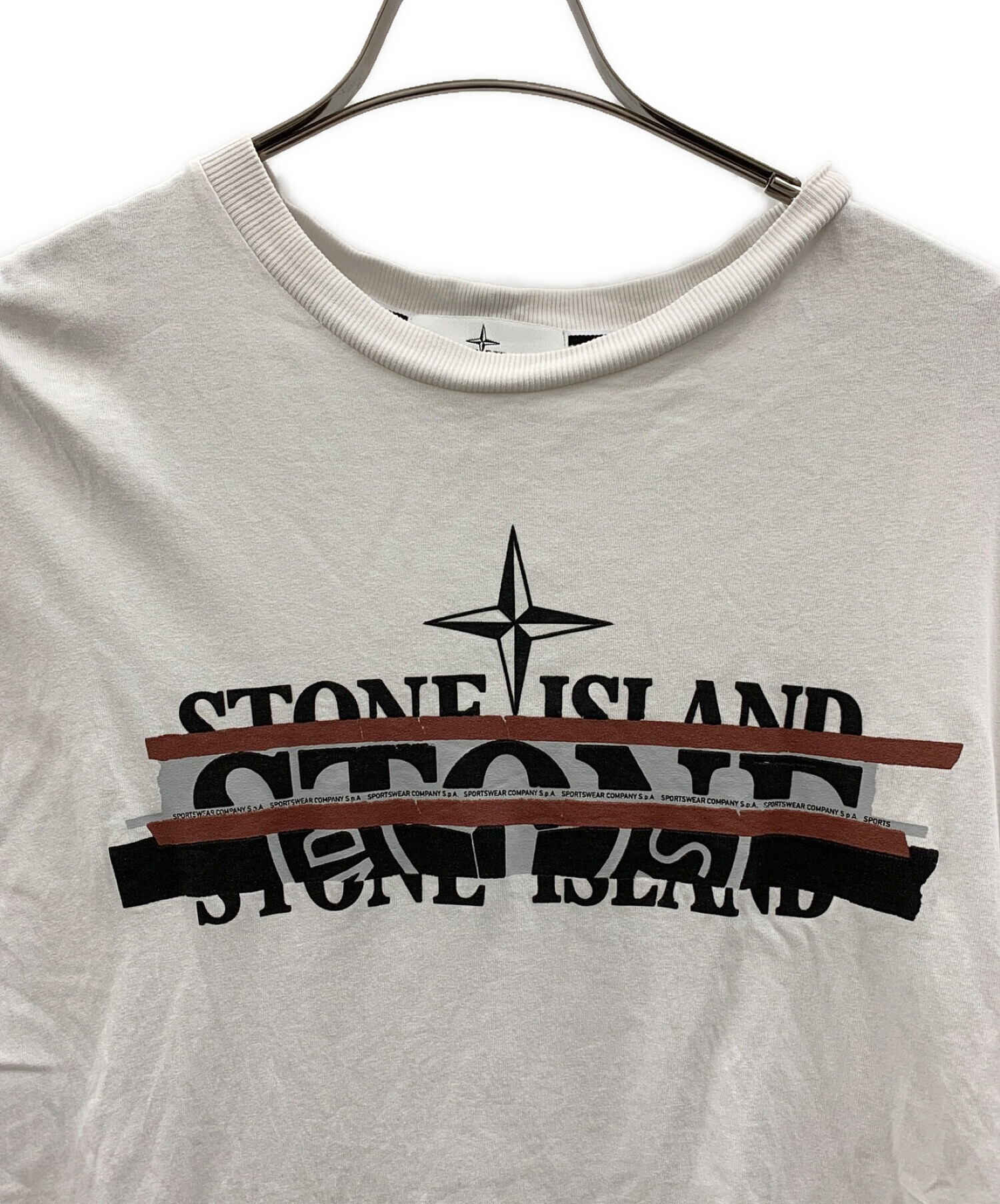 中古・古着通販】STONE ISLAND (ストーンアイランド) Tシャツ ホワイト 