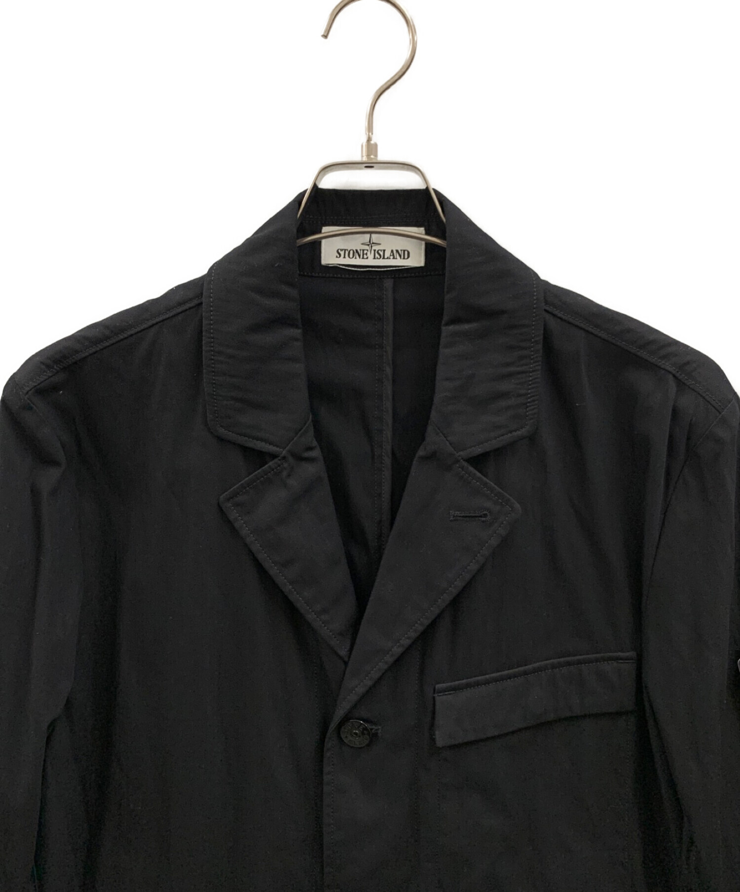 STONE ISLAND (ストーンアイランド) ワークジャケット ブラック サイズ:L