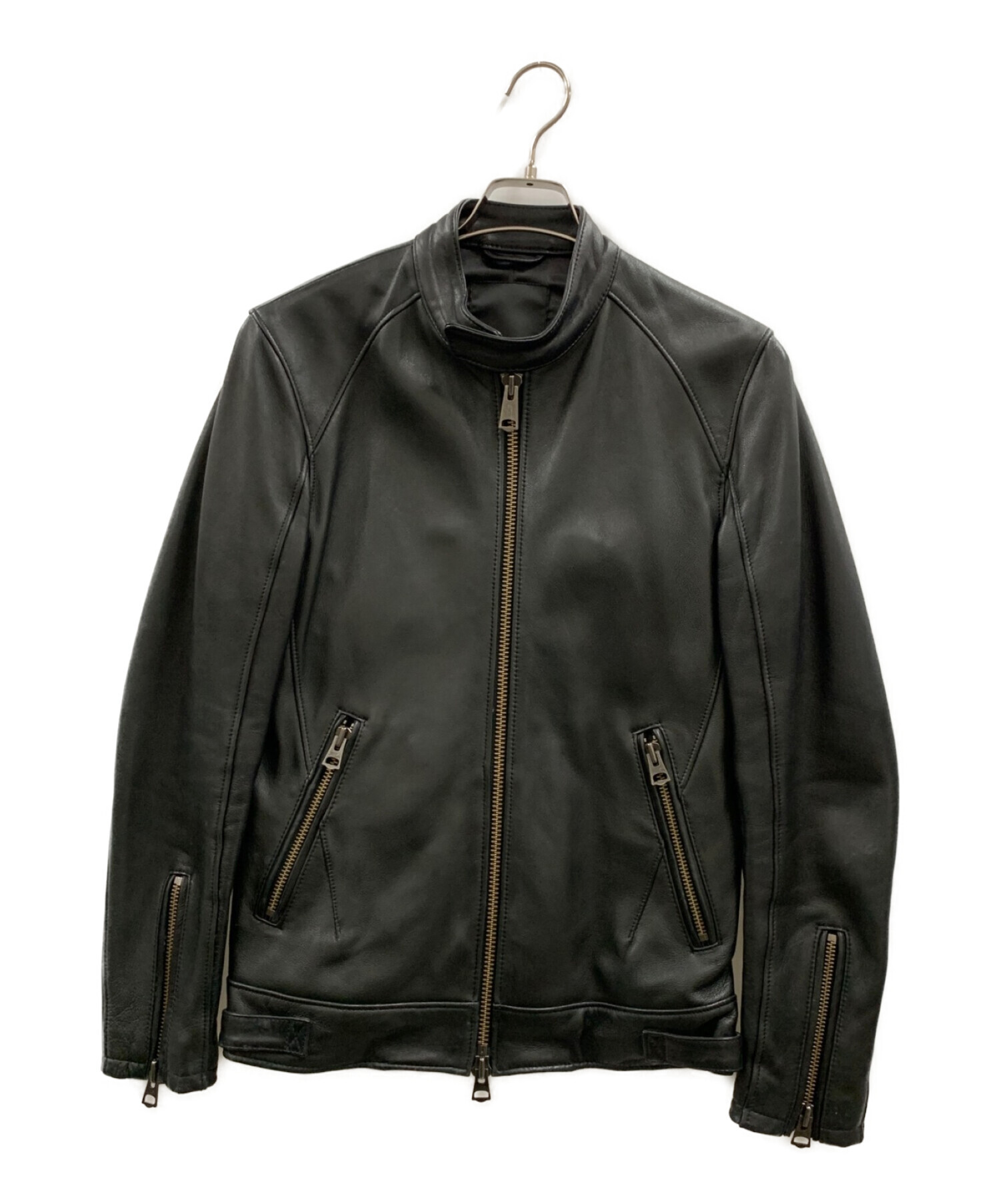 JACKROSE ラムレザー シングルライダースジャケット サイズ4 ジャック