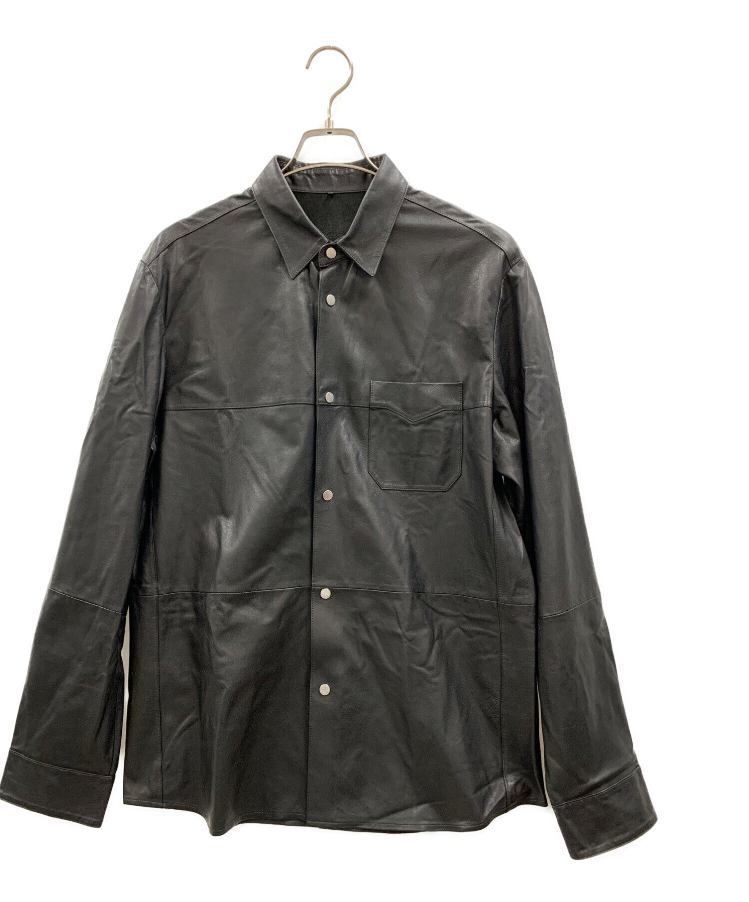 中古・古着通販】HUGO HUGO BOSS (ヒューゴ ヒューゴボス) ラムレザー 