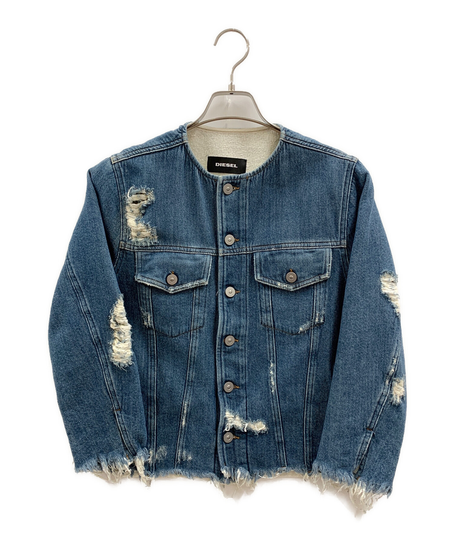 中古・古着通販】DIESEL (ディーゼル) ダメージ加工デニム 