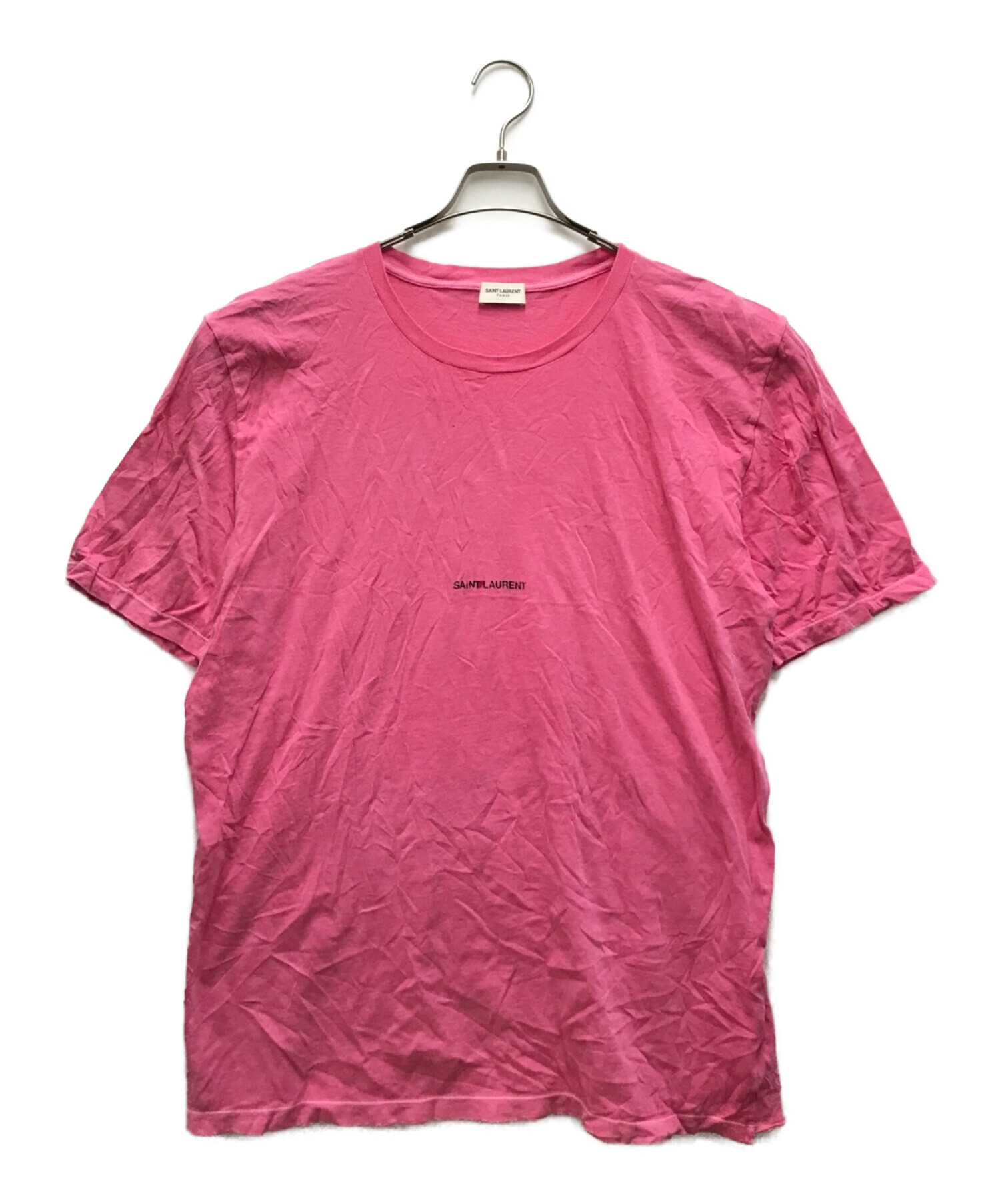 SAINT LAURENT PARIS Tシャツ・カットソー L ピンク