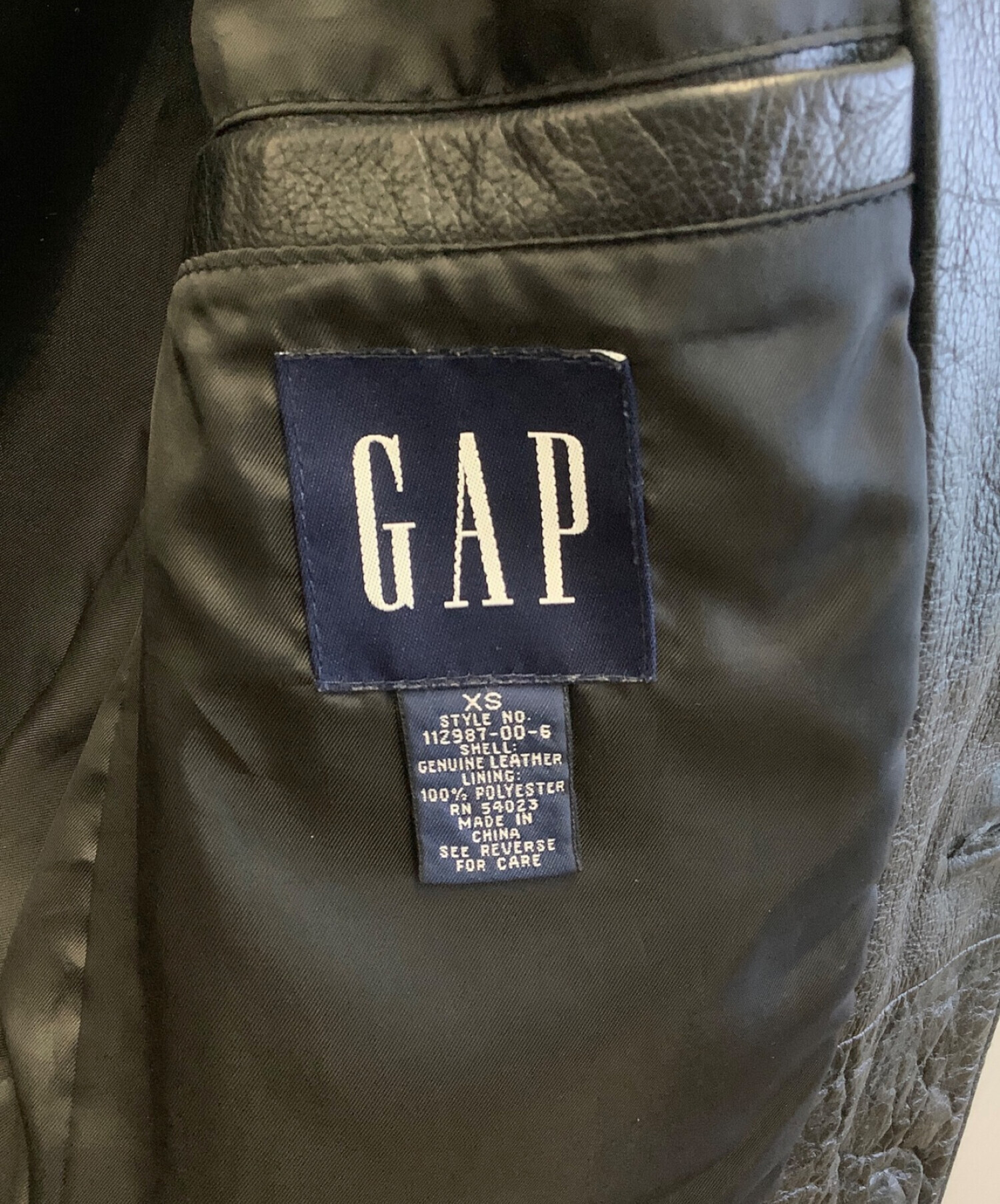 中古・古着通販】OLD GAP (オールドギャップ) レザージャケット