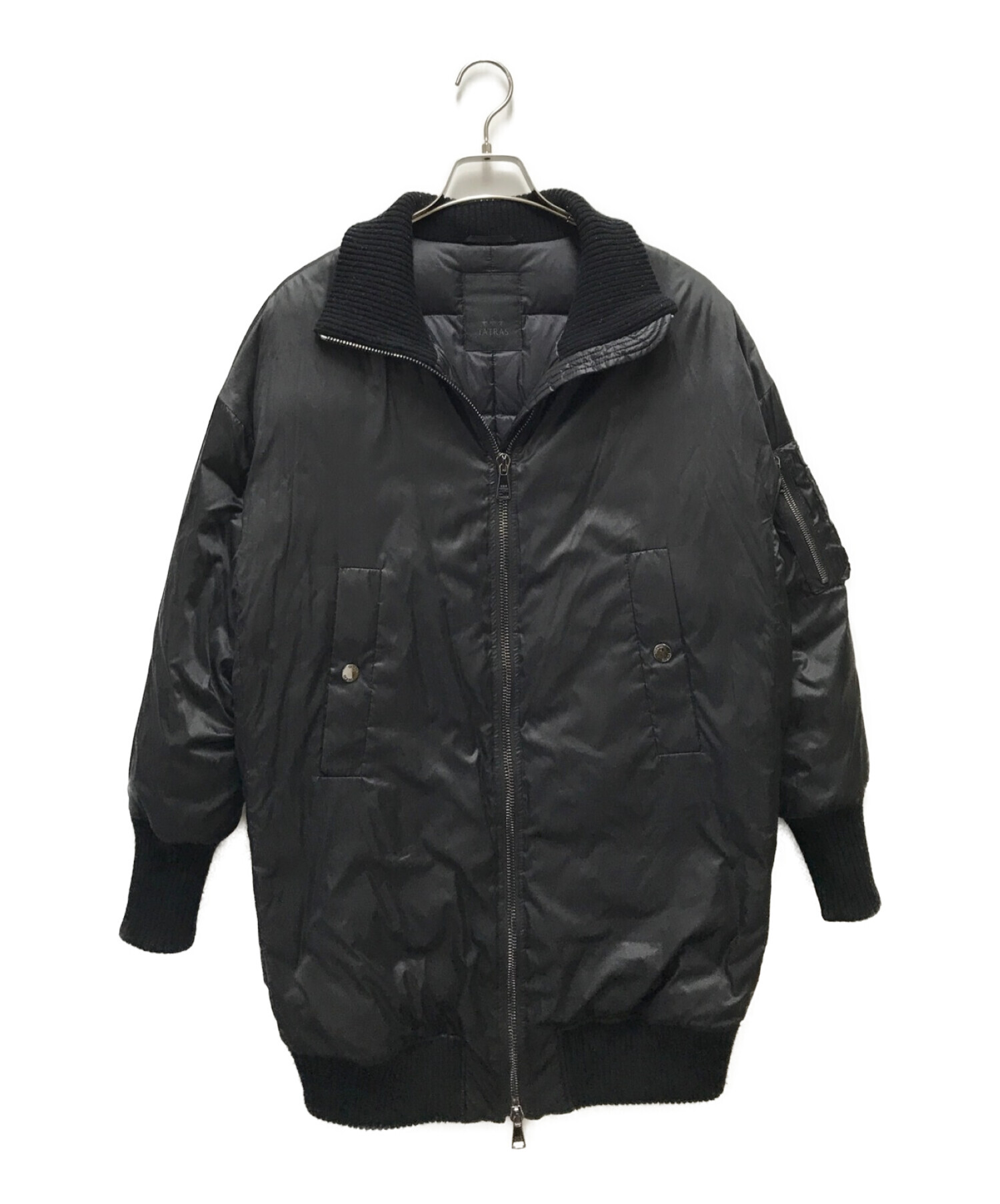 中古・古着通販】TATRAS (タトラス) ダウンコート ブラック サイズ:02  