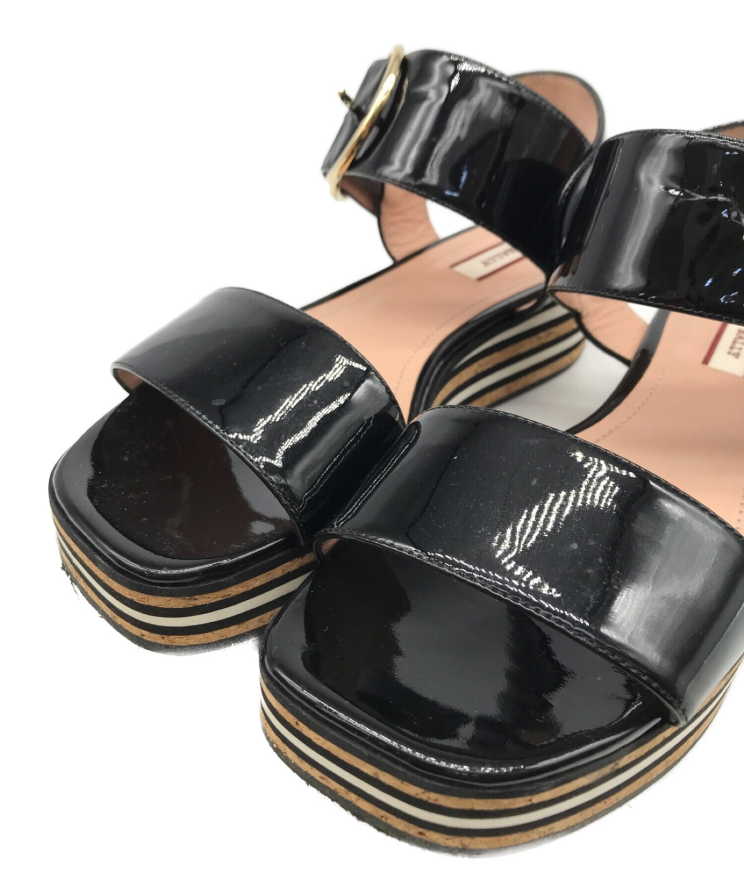 中古・古着通販】BALLY (バリー) サンダル ブラック サイズ:35  