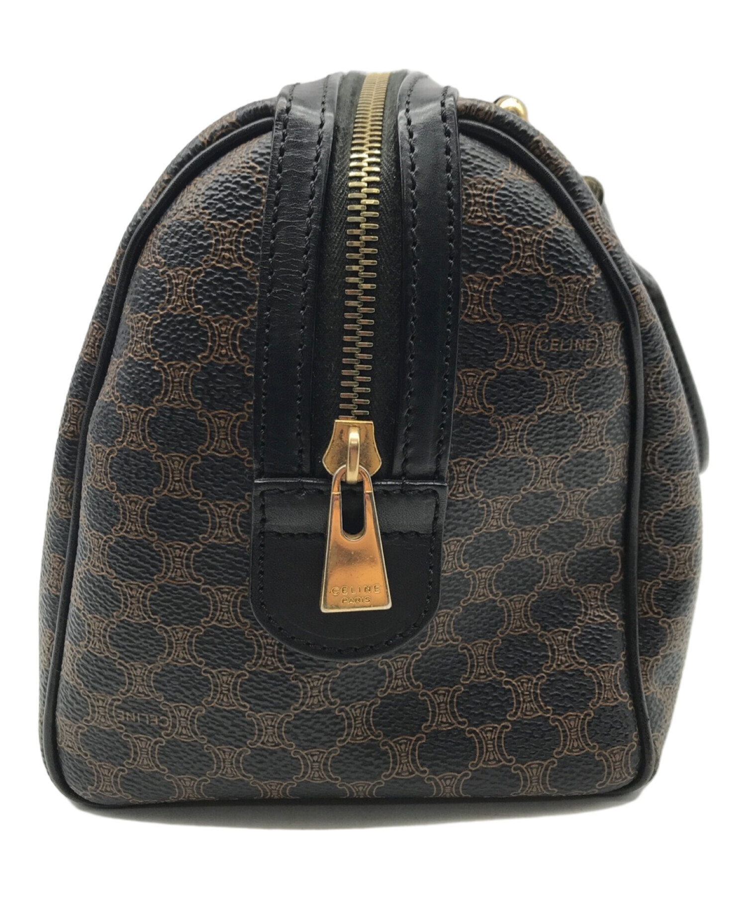中古・古着通販】CELINE (セリーヌ) ハンドバッグ ブラウン 