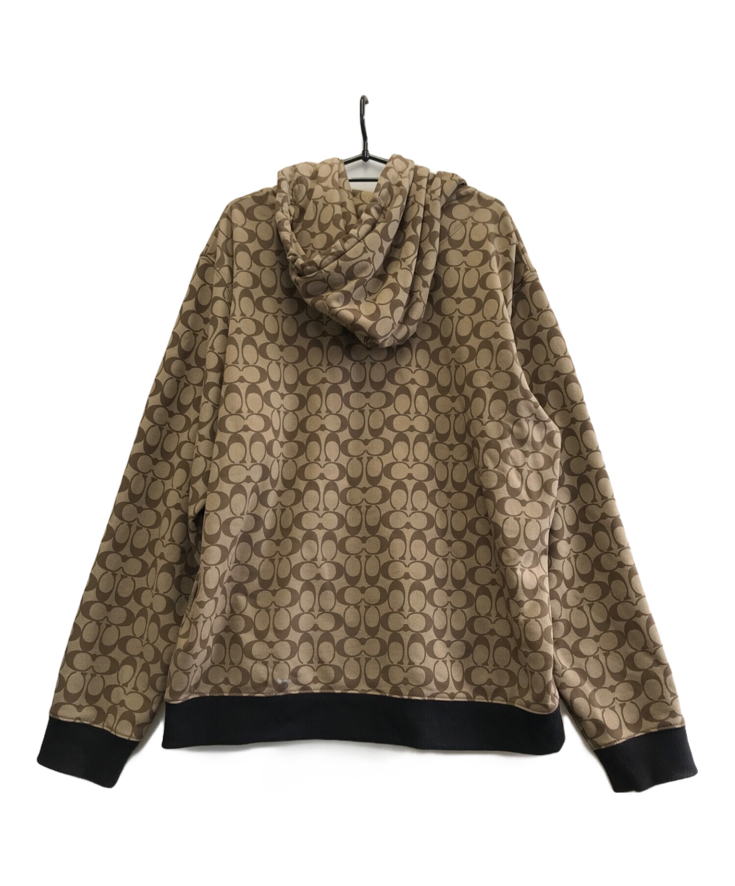 中古・古着通販】COACH (コーチ) ジップパーカー ブラウン サイズ:XL 