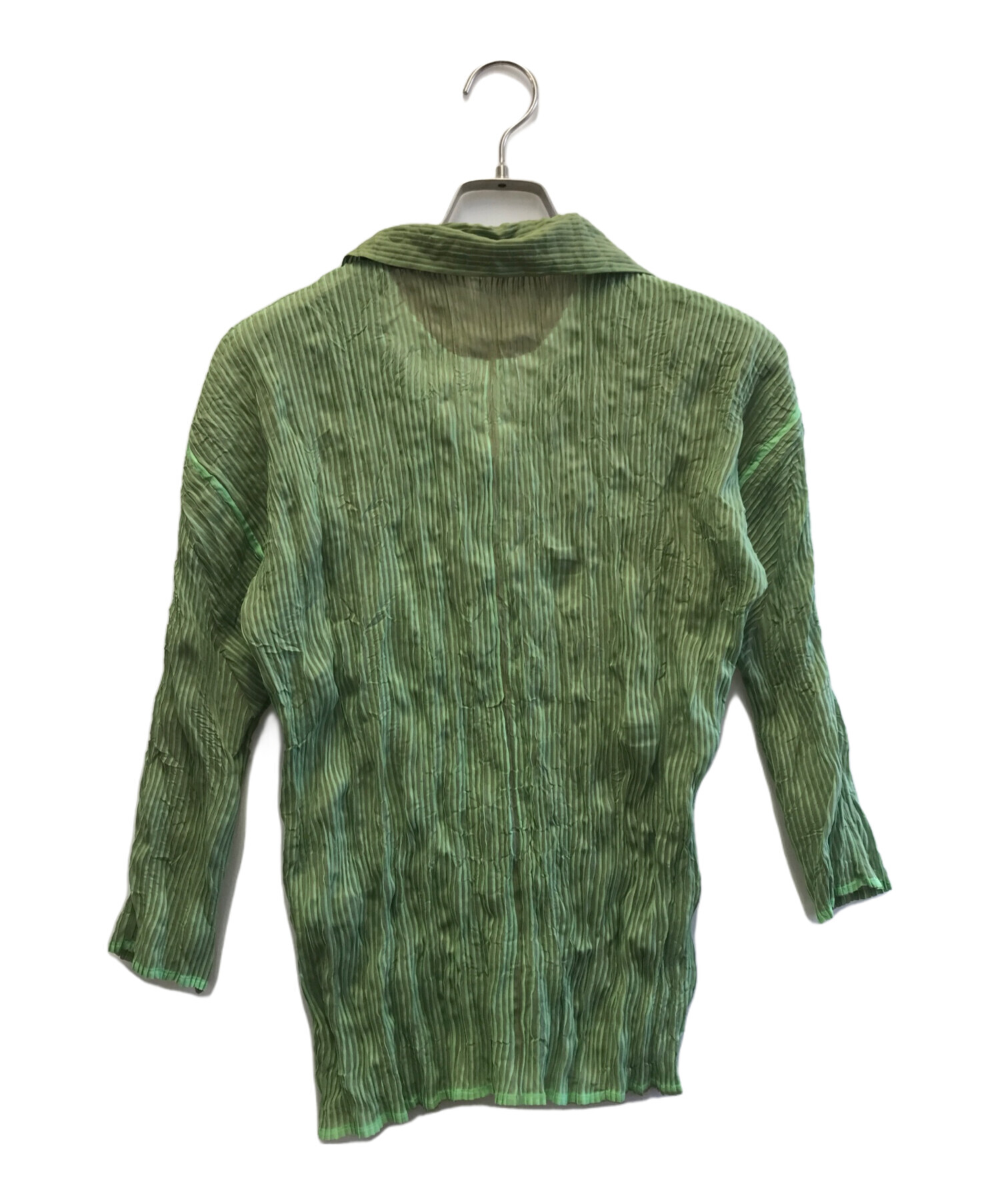 中古・古着通販】ISSEY MIYAKE (イッセイミヤケ) プリーツブラウス 