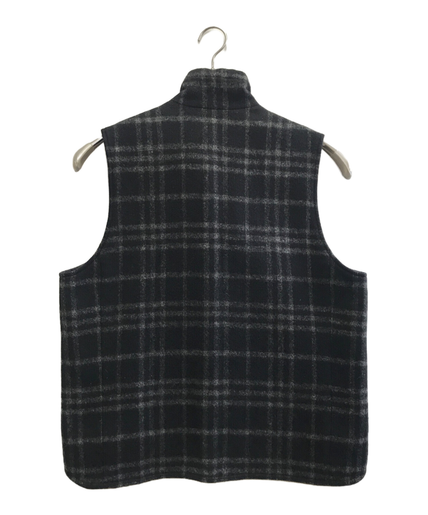 中古・古着通販】BURBERRY (バーバリー) リバーシブルベスト ブラック 