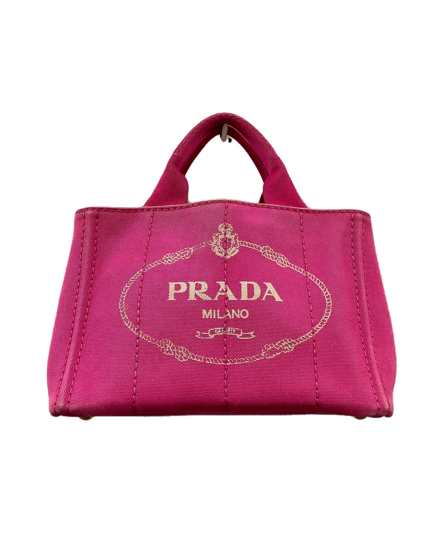 PRADA (プラダ) ハンドバッグ ピンク カナパ