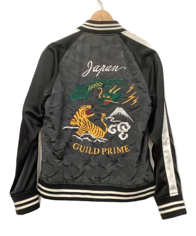 中古・古着通販】GUILD PRIME (ギルドプライム) スカジャン ブラック 