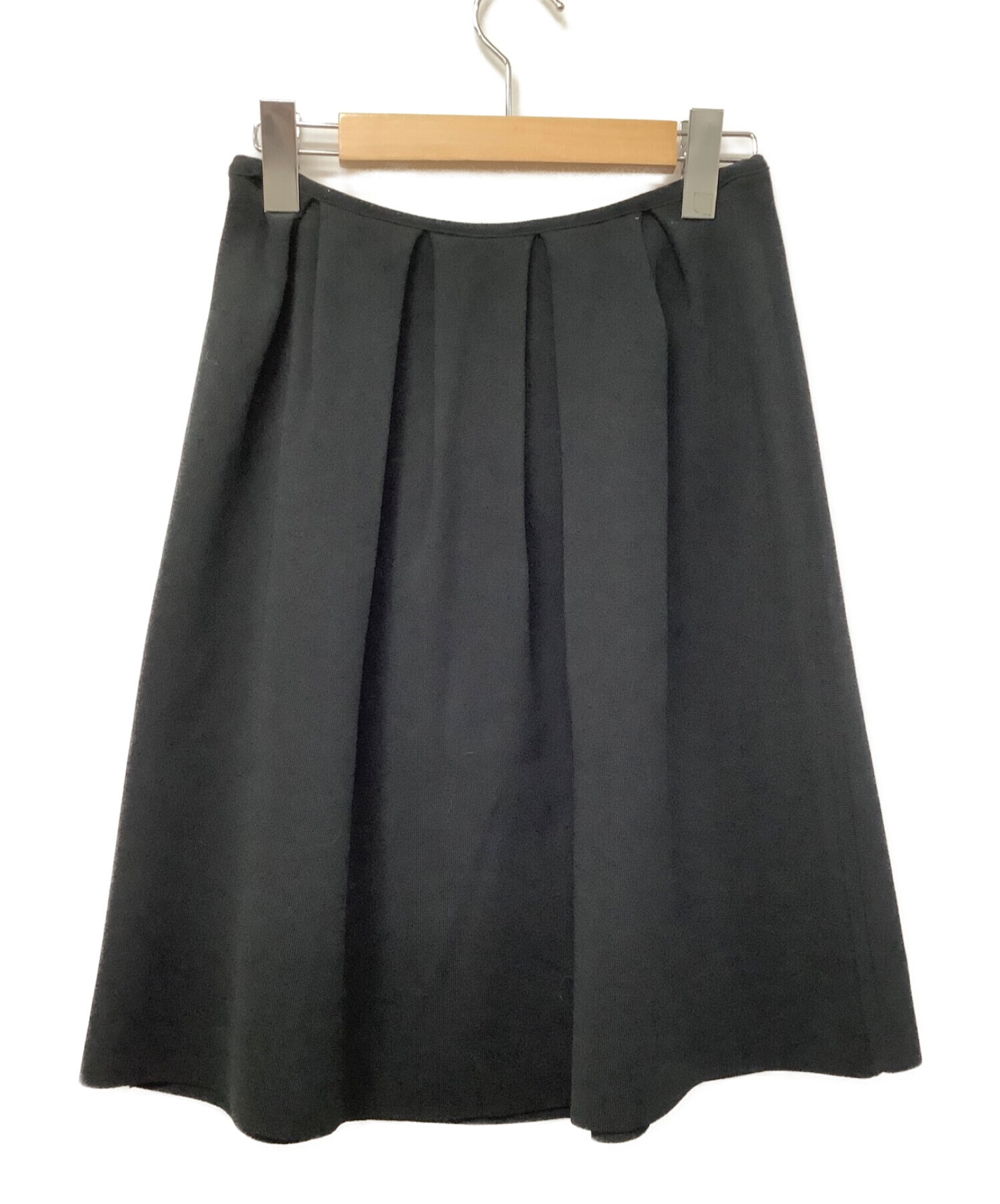 中古・古着通販】PRADA (プラダ) スカート ブラック サイズ:40 