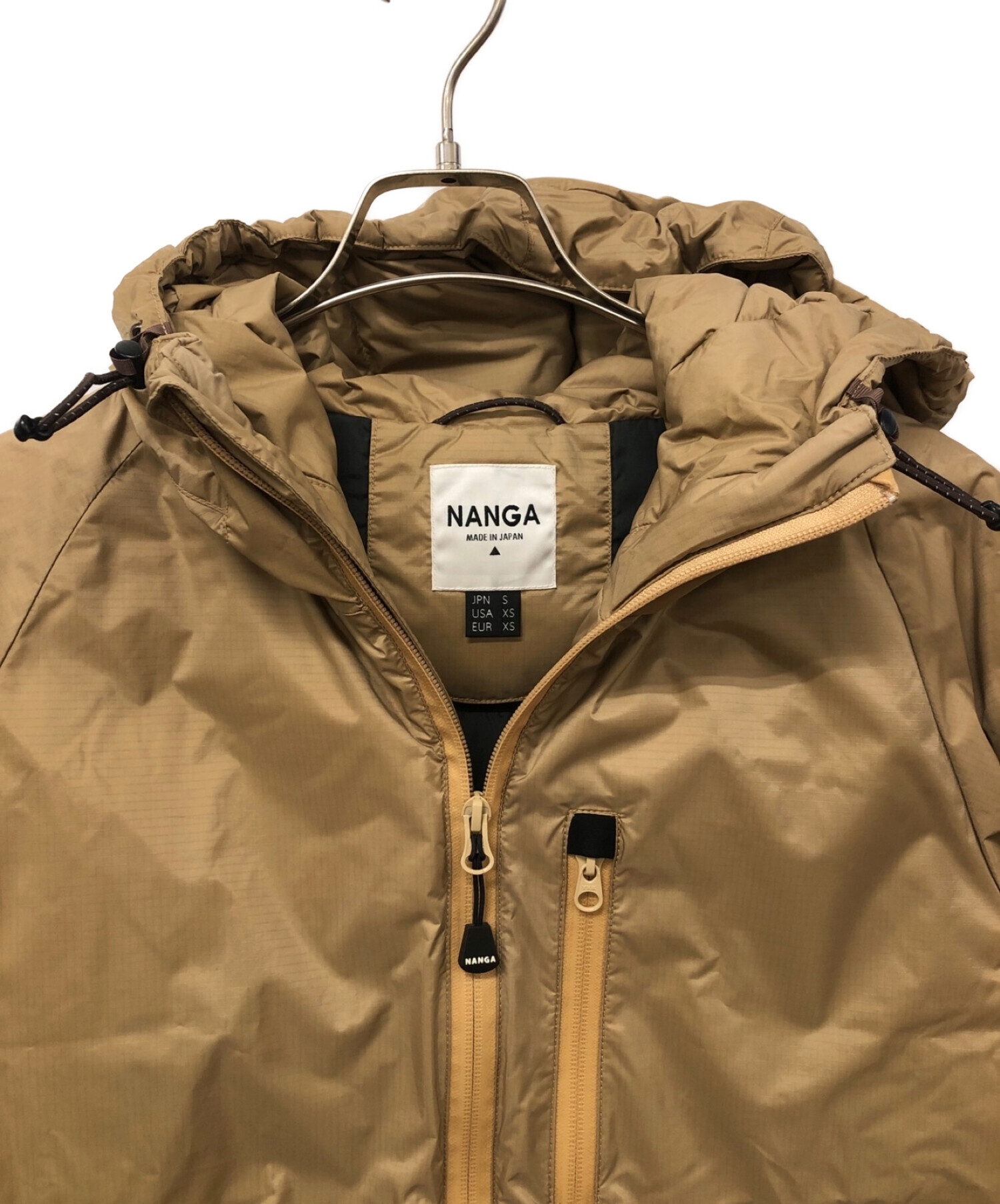 NANGA ベージュ ダウンジャケット S