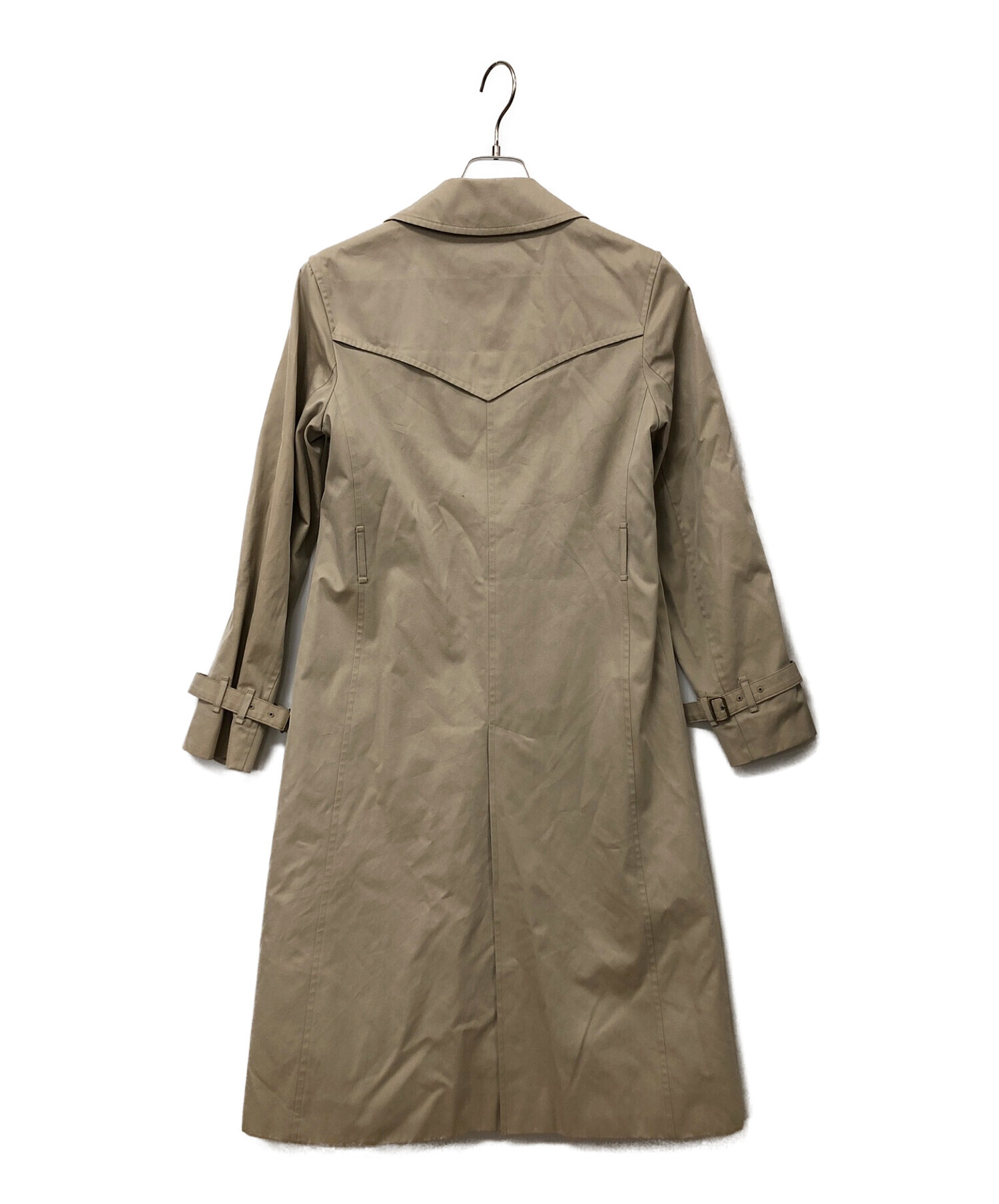 バーバリーブルーレーベル トレンチコート 中綿 ベルト フード 洗える 38 バーバリーブルーレーベル BURBERRY BLUE LABEL トレンチコート