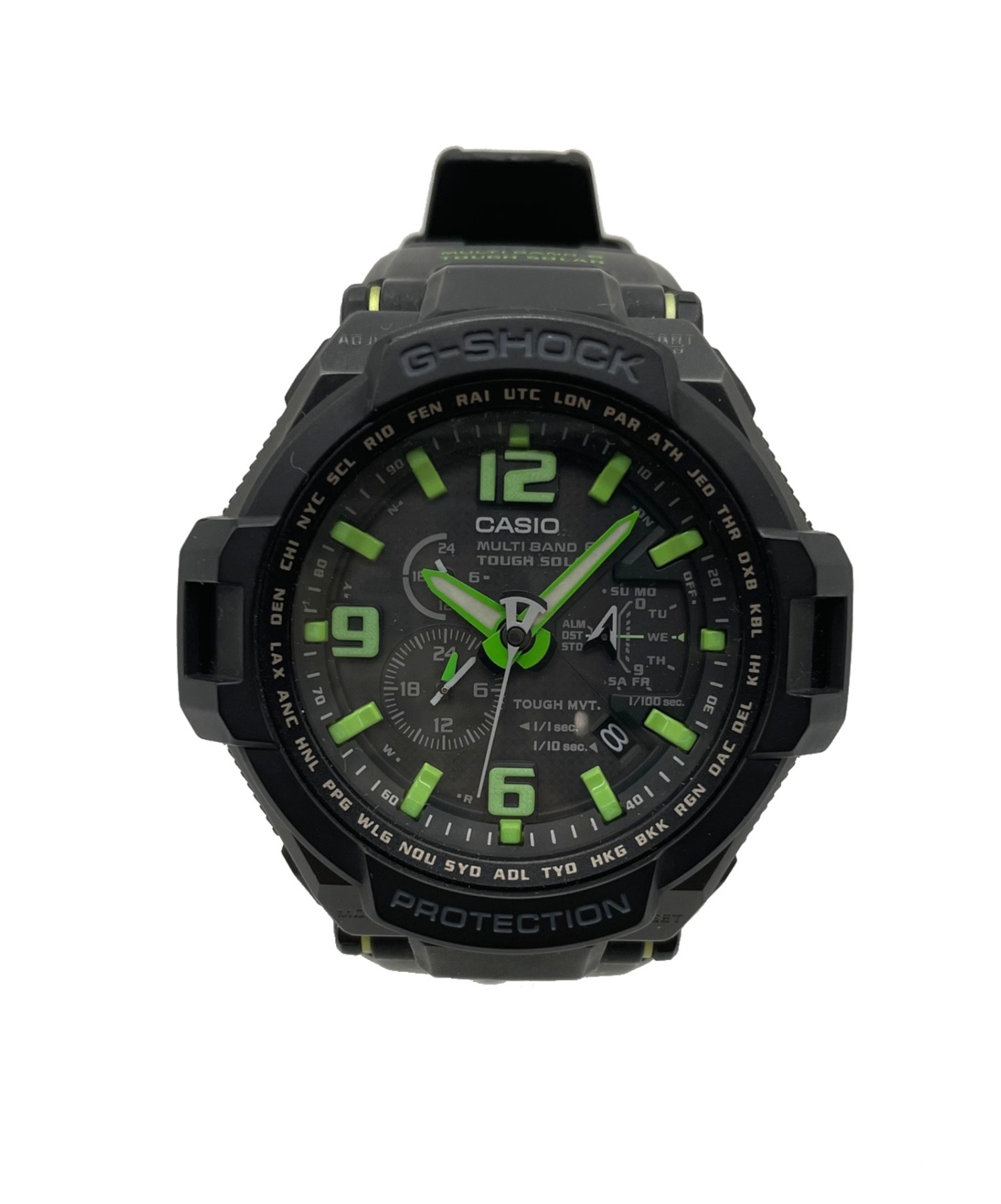 CASIO (カシオ) 腕時計 グリーン G-SHOCK GW-4000 ソーラー充電 動作確認済み ラバー