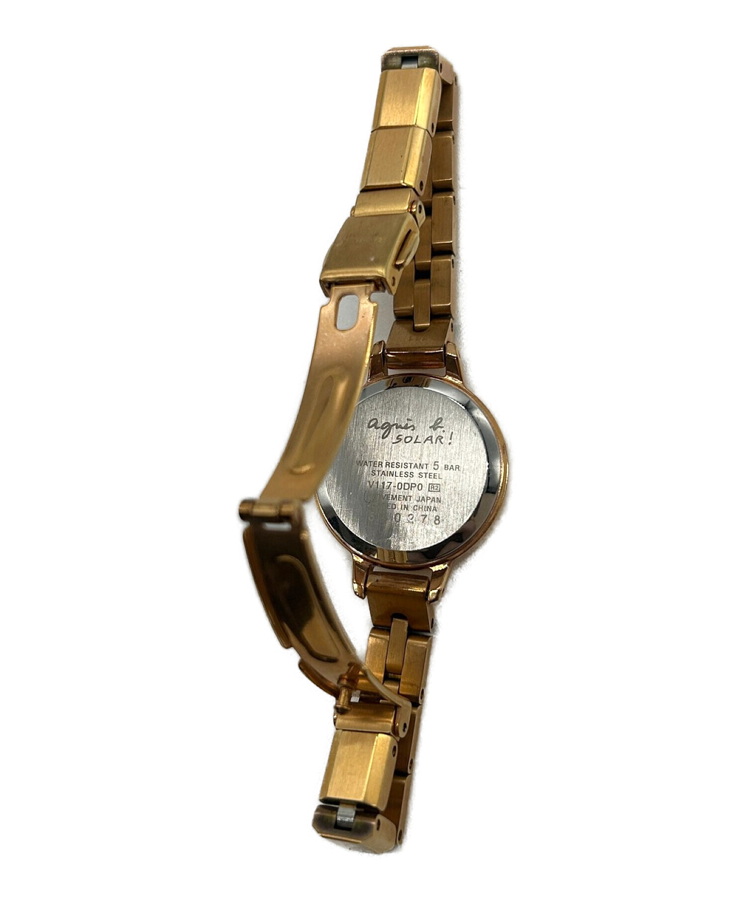 ムーブメントソーラーagnes b. アニエスベー レディース 腕時計 V117-0DP0